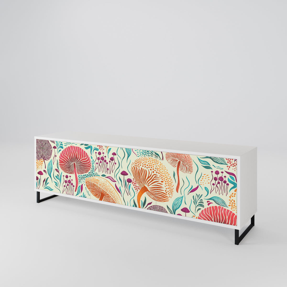 FUNGUS FANTASY Mueble de TV de 3 Puertas