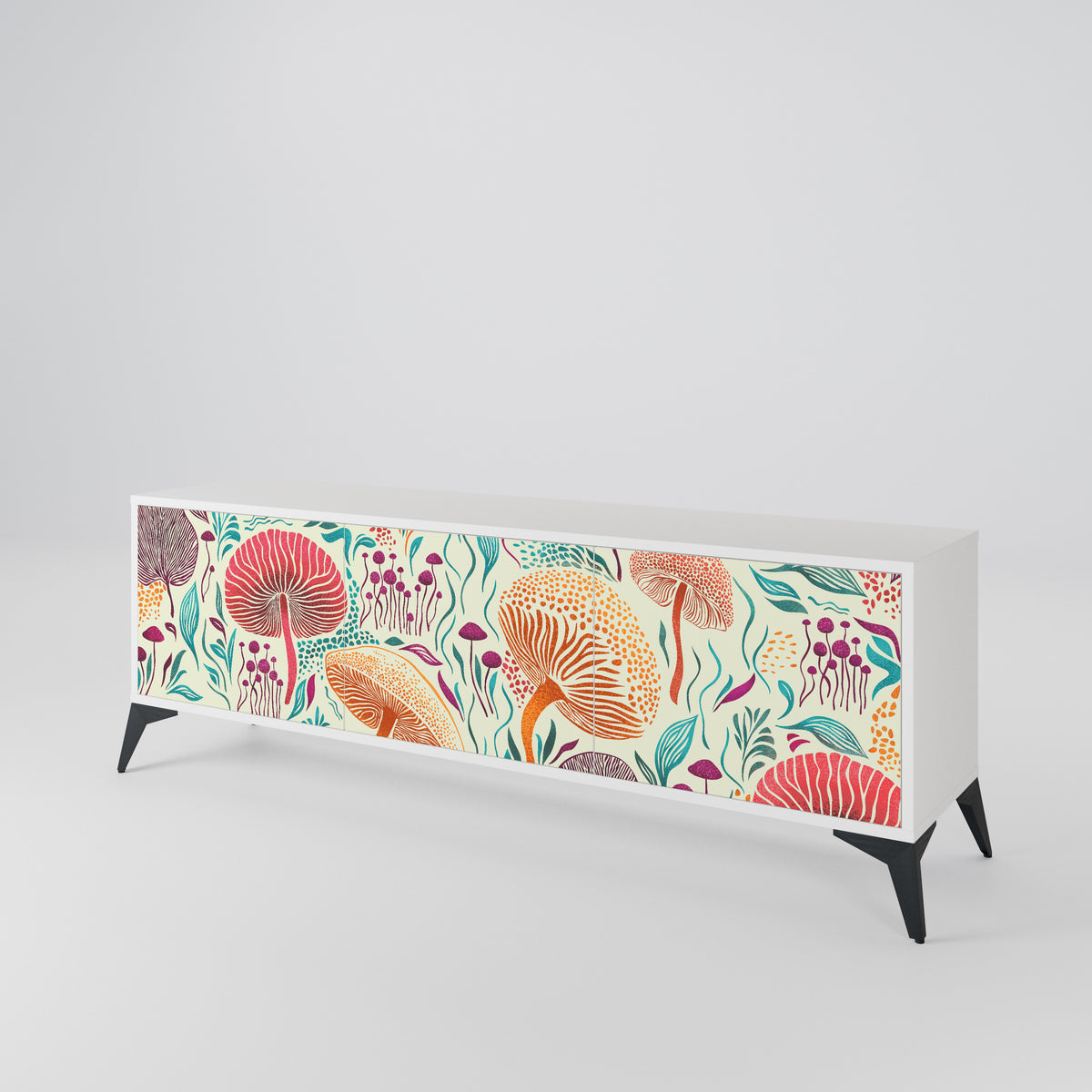 FUNGUS FANTASY Mueble de TV de 3 Puertas
