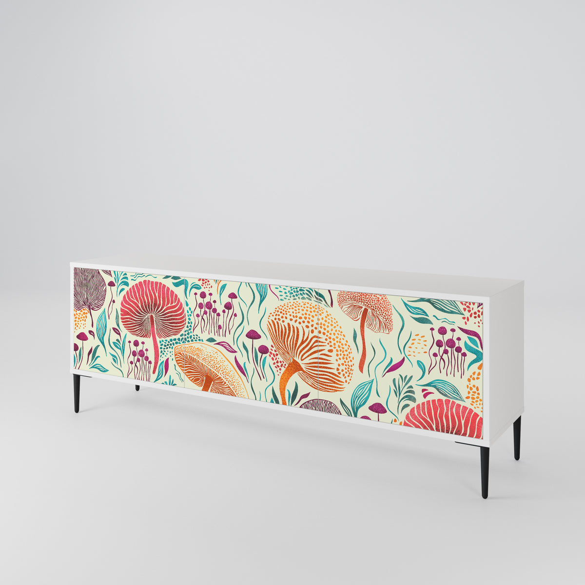 FUNGUS FANTASY Mueble de TV de 3 Puertas