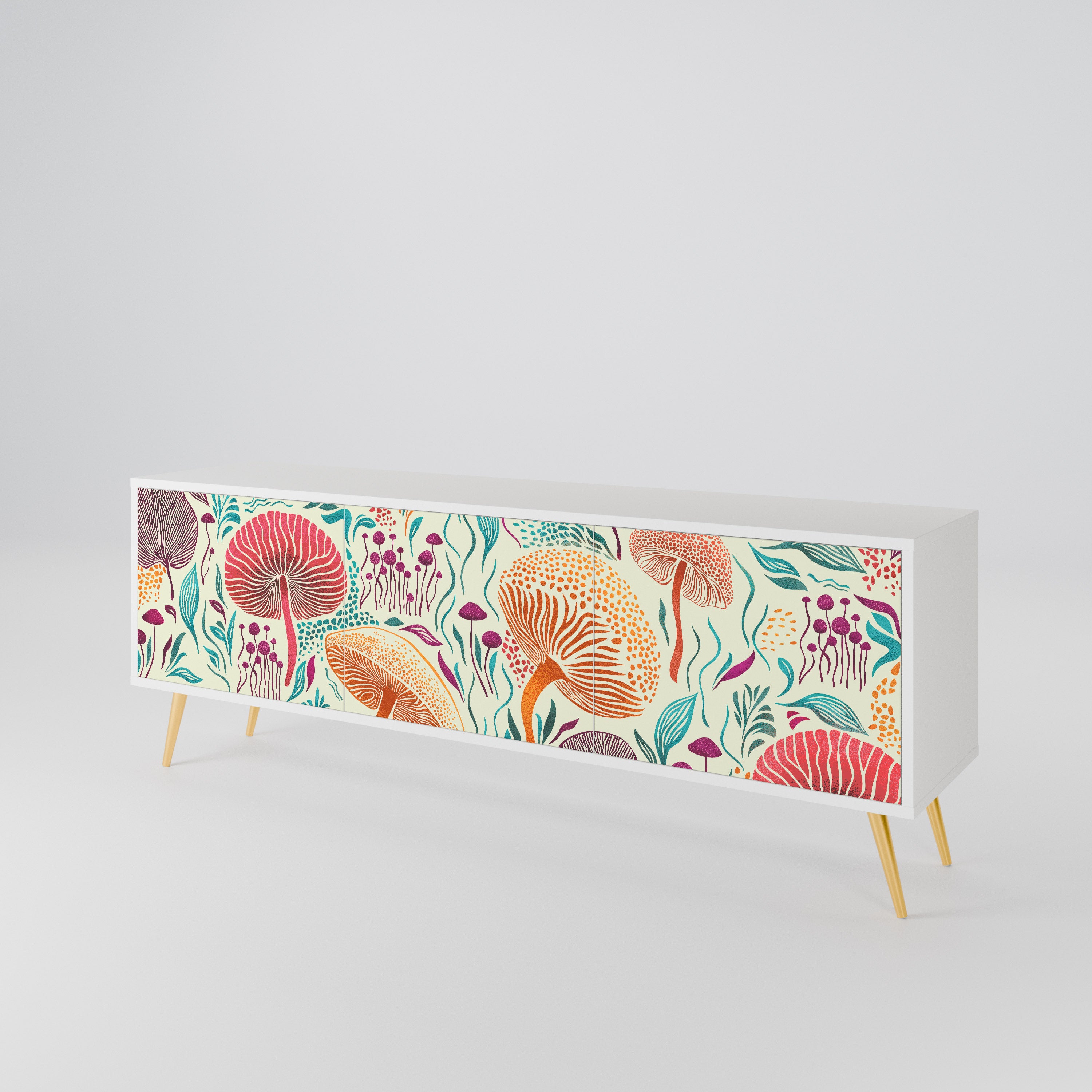 FUNGUS FANTASY 3-Door TV Cabinet