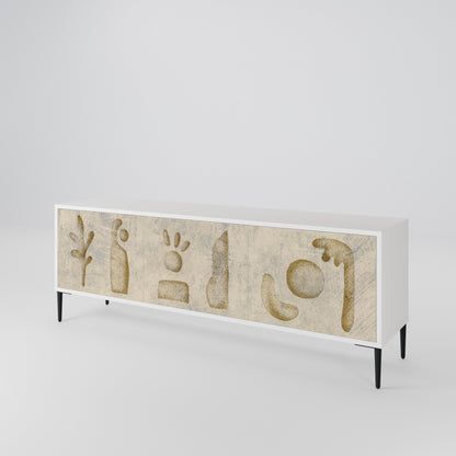 SAND SCULPTURES Mueble de TV de 3 Puertas