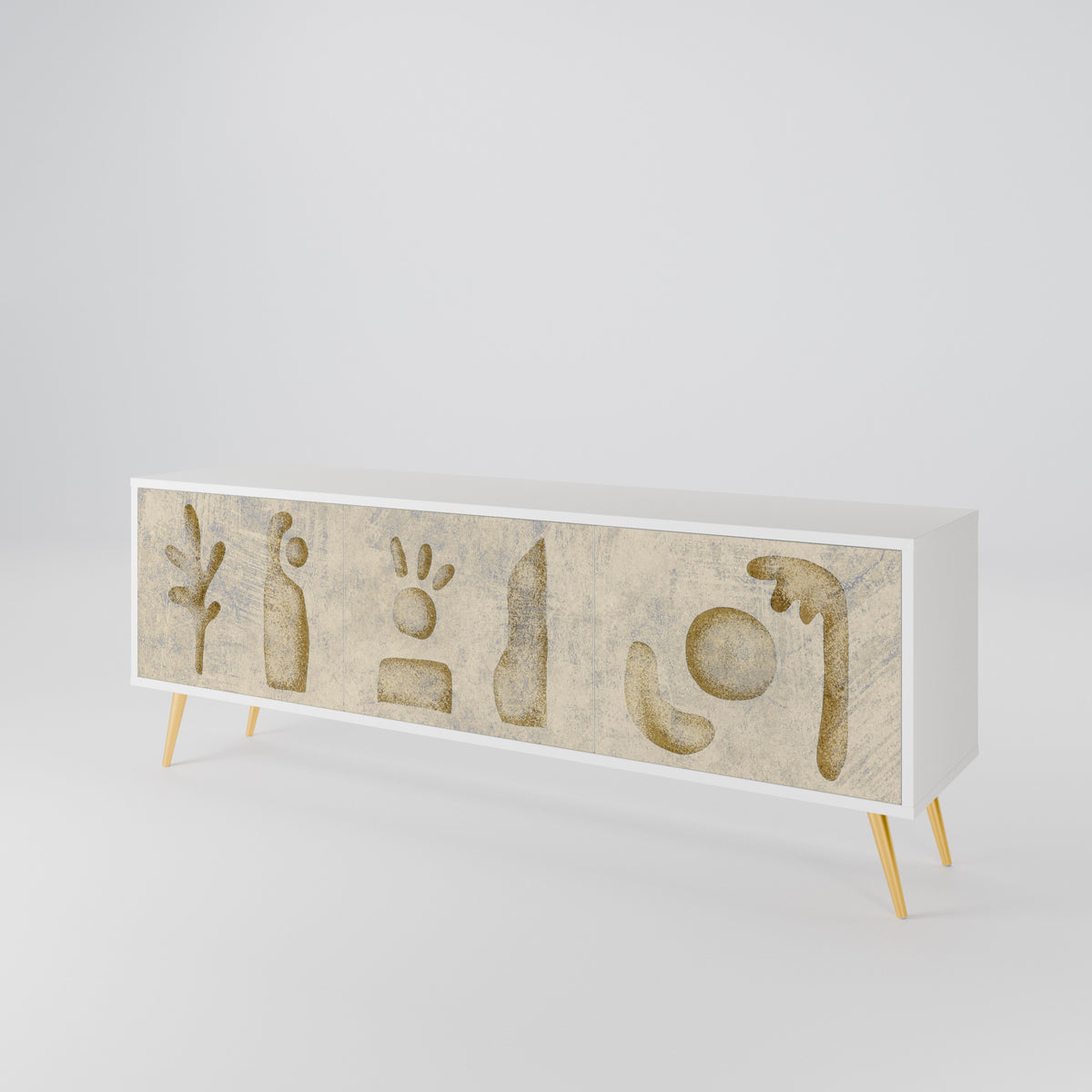 SAND SCULPTURES Mueble de TV de 3 Puertas