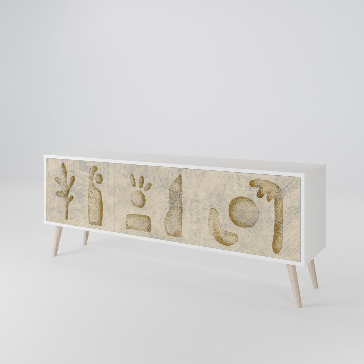 SAND SCULPTURES Mueble de TV de 3 Puertas