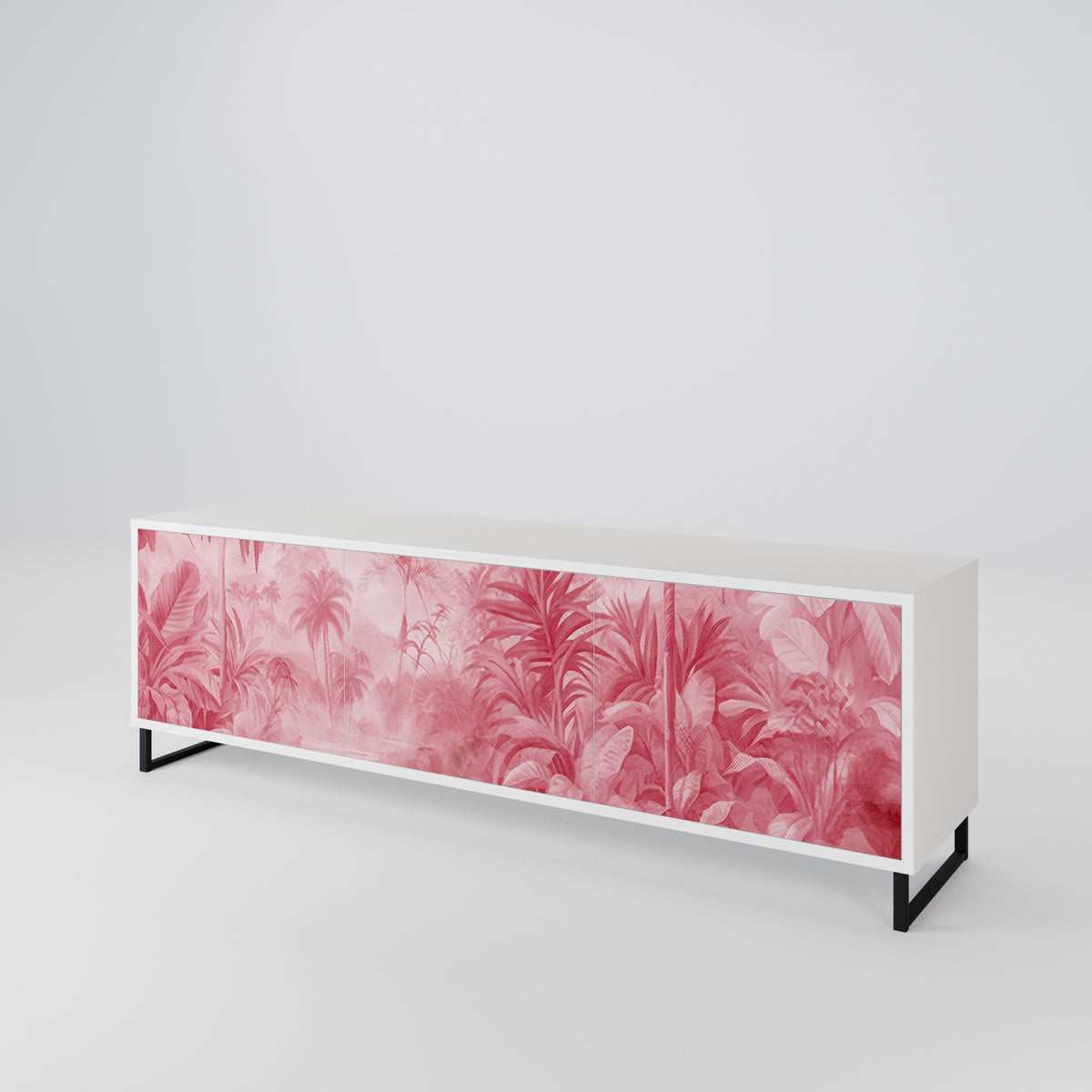 SWEET TROPICS Mueble de TV de 3 Puertas