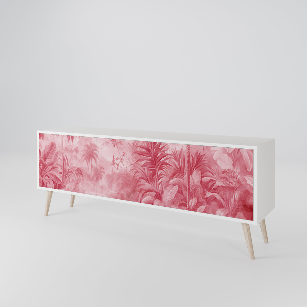 SWEET TROPICS Mueble de TV de 3 Puertas