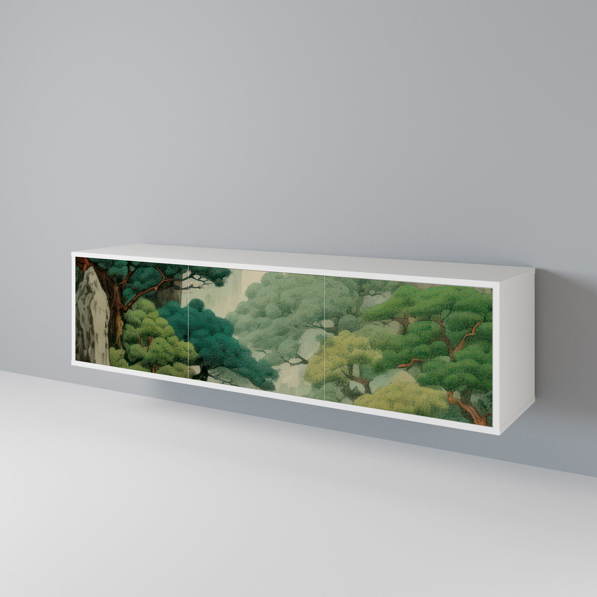 VERDURE ABYSS Mueble de TV de 3 Puertas