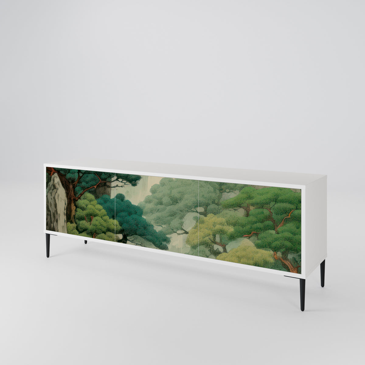 VERDURE ABYSS Mueble de TV de 3 Puertas