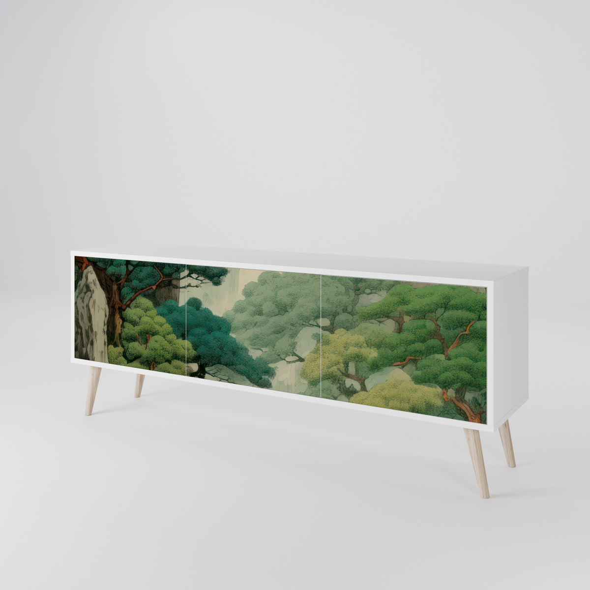 VERDURE ABYSS Mueble de TV de 3 Puertas