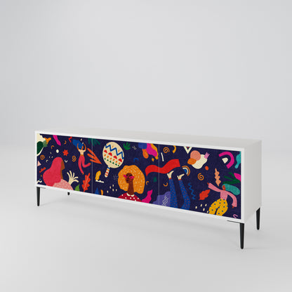 FESTIVE PLEASURES Mueble de TV de 3 Puertas