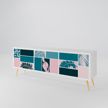 COMBINATION OF SHAPES Mueble de TV de 3 Puertas