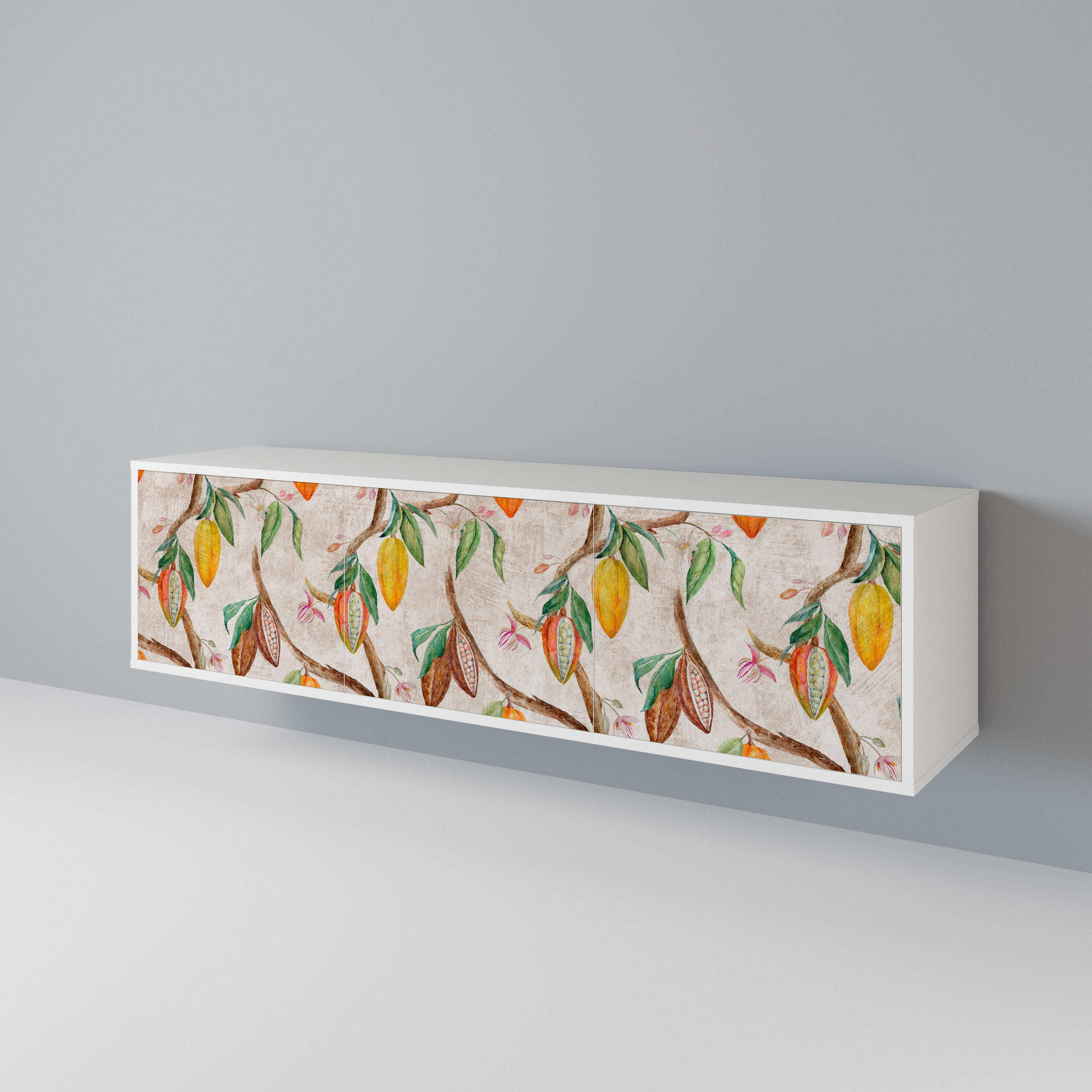 COCOA FRUITS Mueble de TV de 3 Puertas