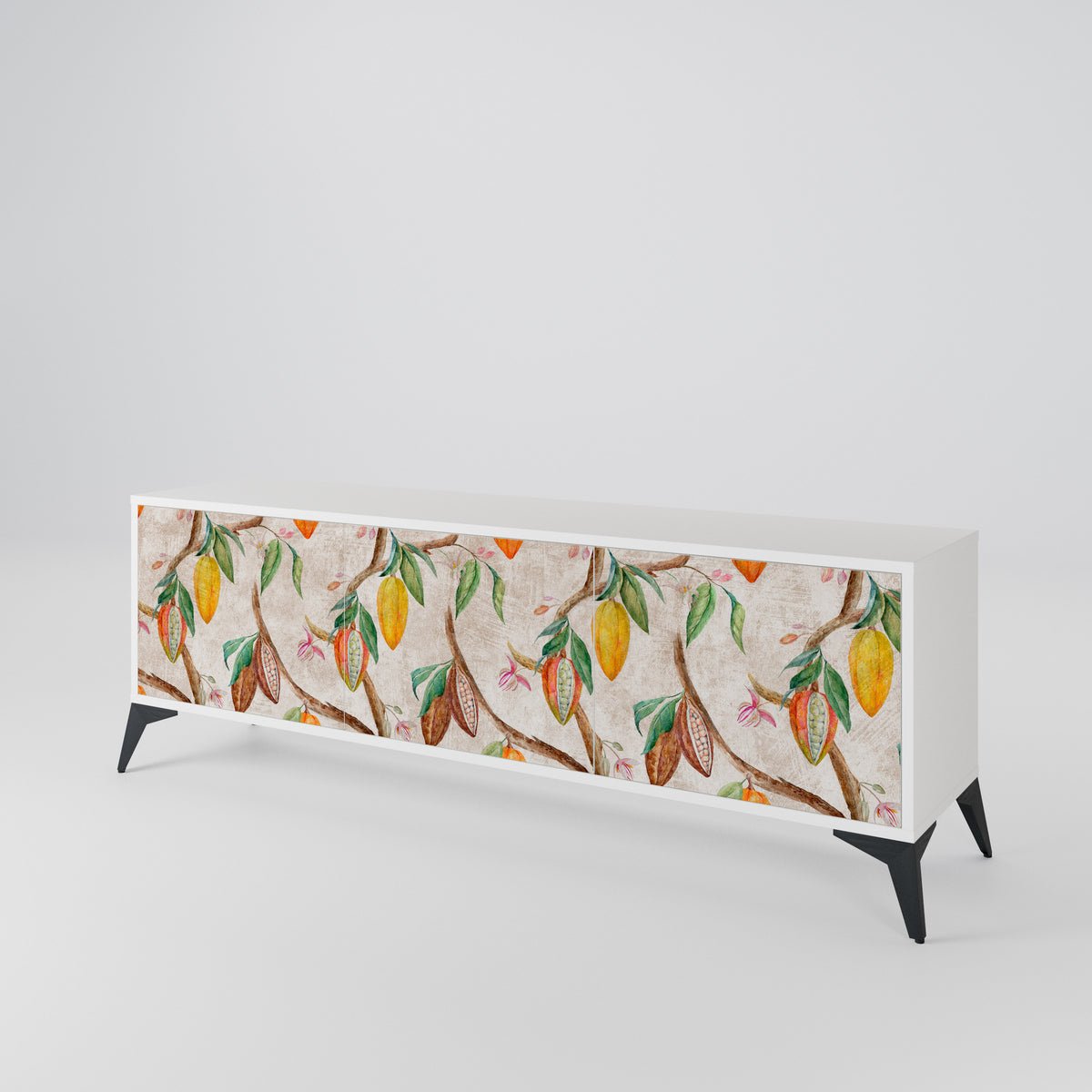 COCOA FRUITS Mueble de TV de 3 Puertas