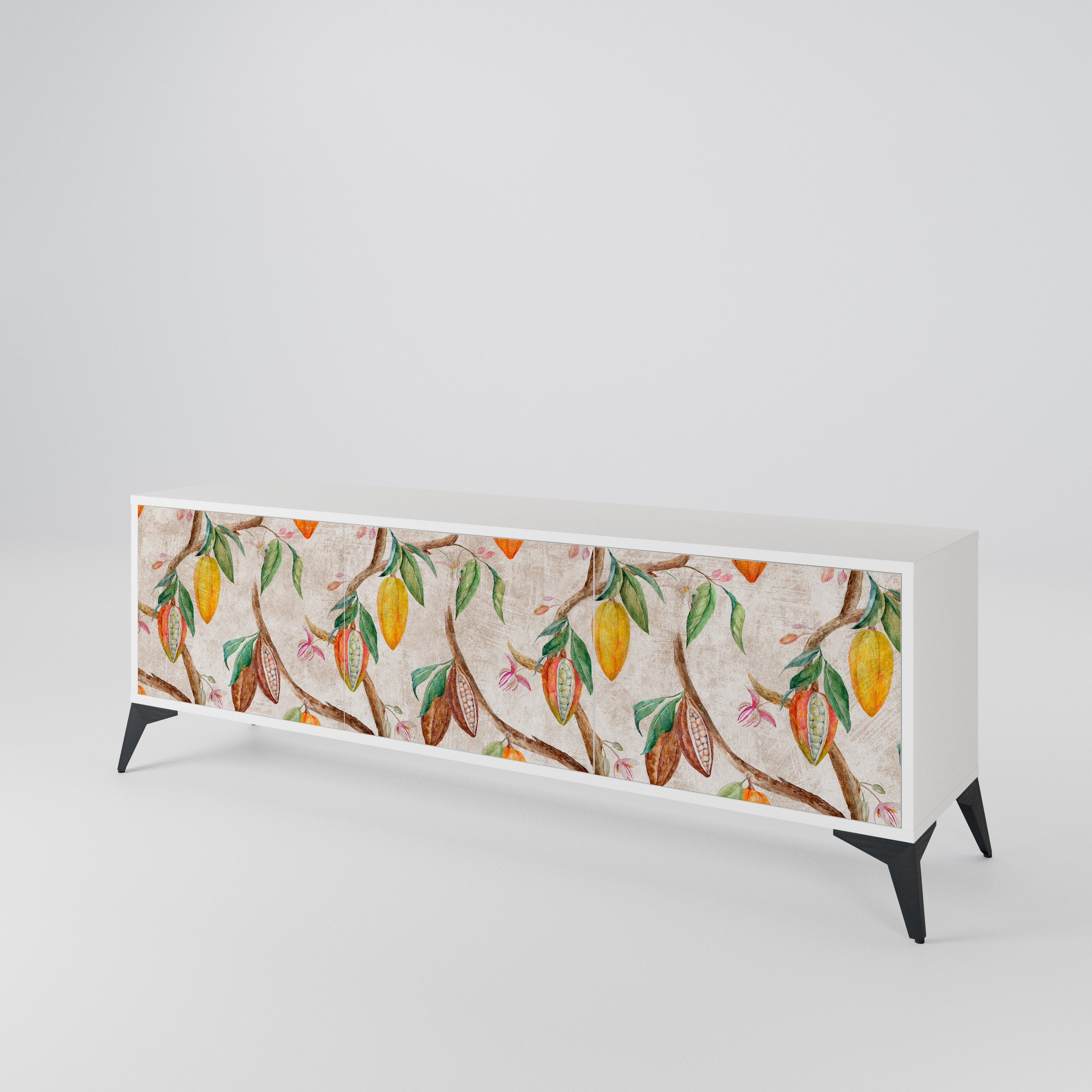 COCOA FRUITS Mueble de TV de 3 Puertas