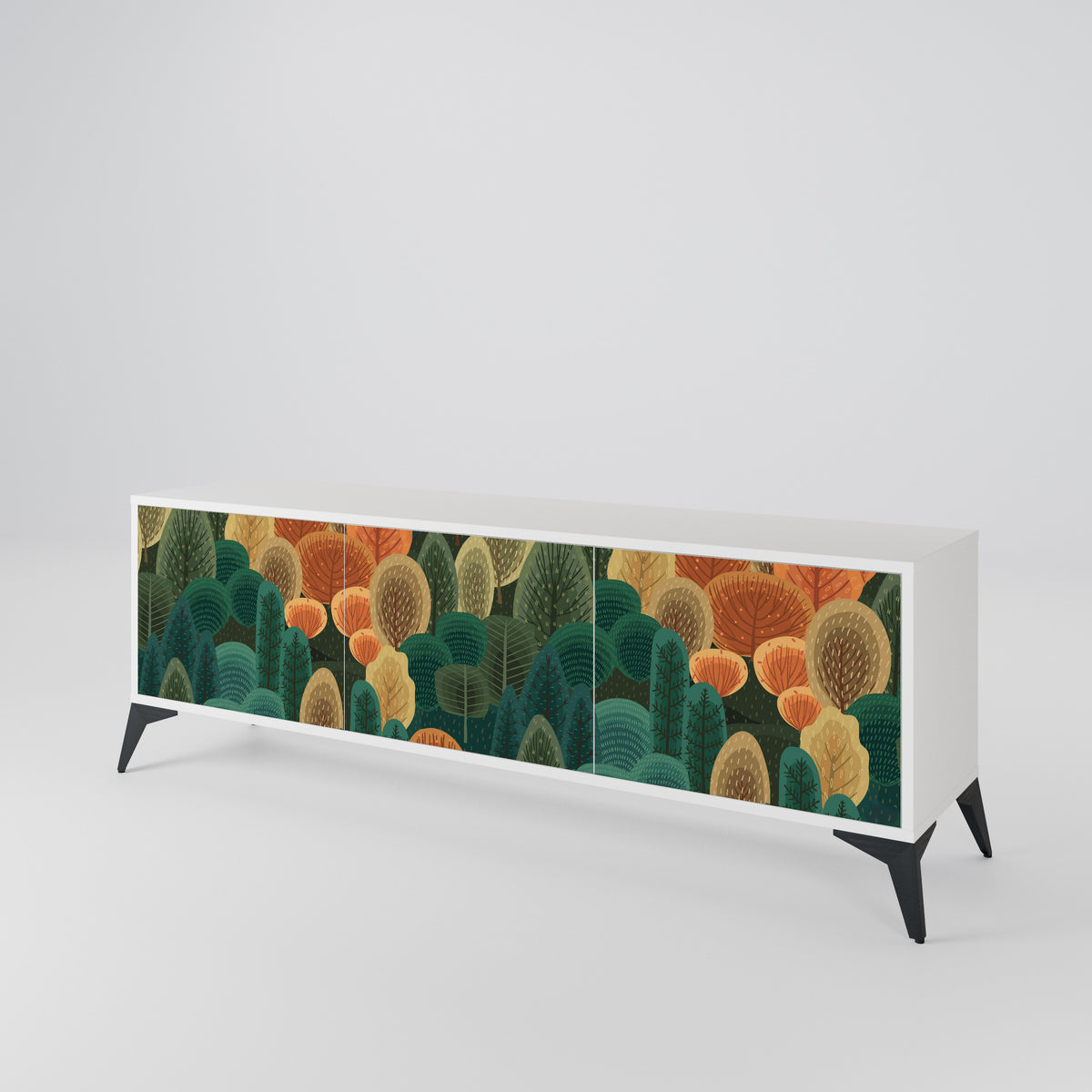 AUTUMN KALEIDOSCOPE Mueble de TV de 3 Puertas