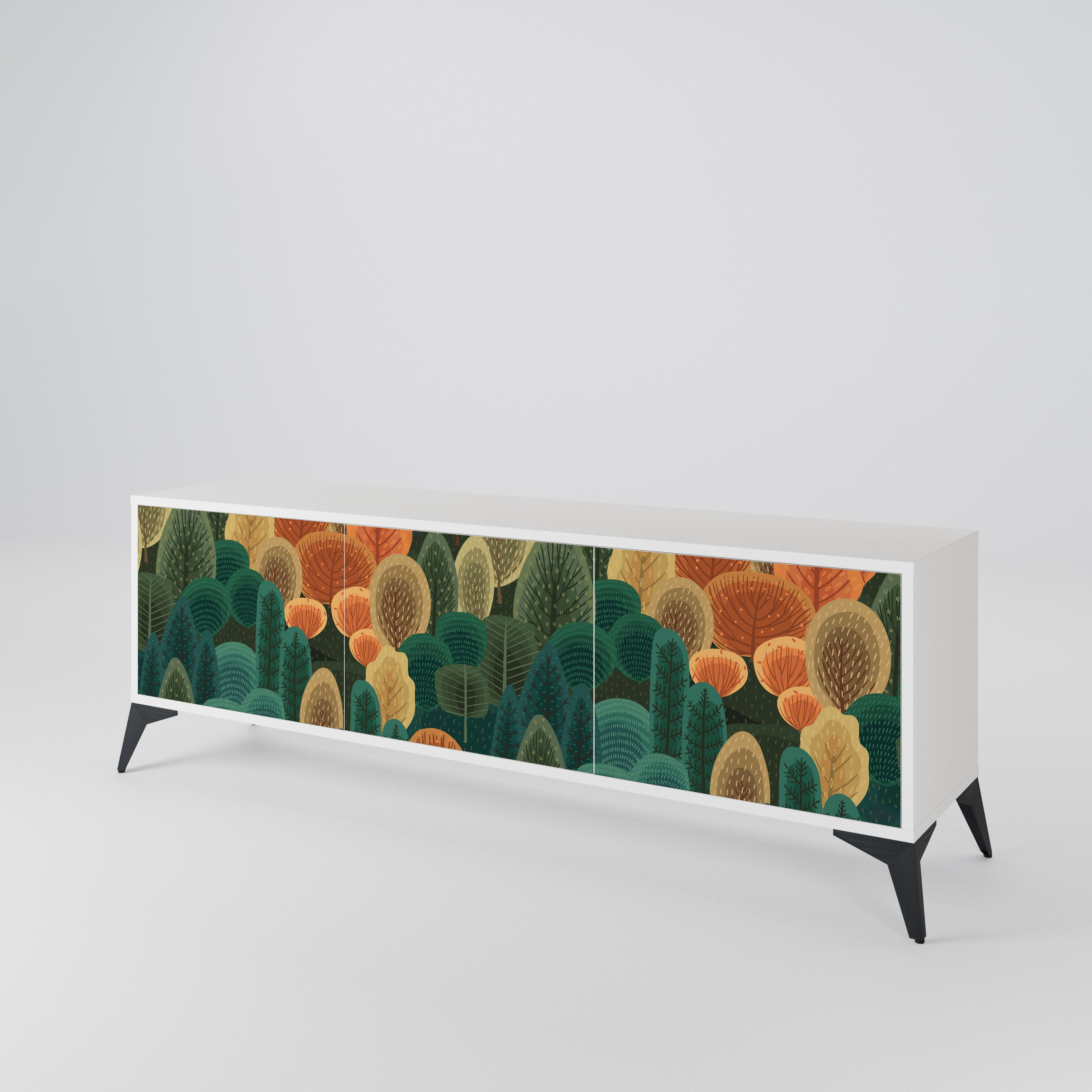 AUTUMN KALEIDOSCOPE Mueble de TV de 3 Puertas