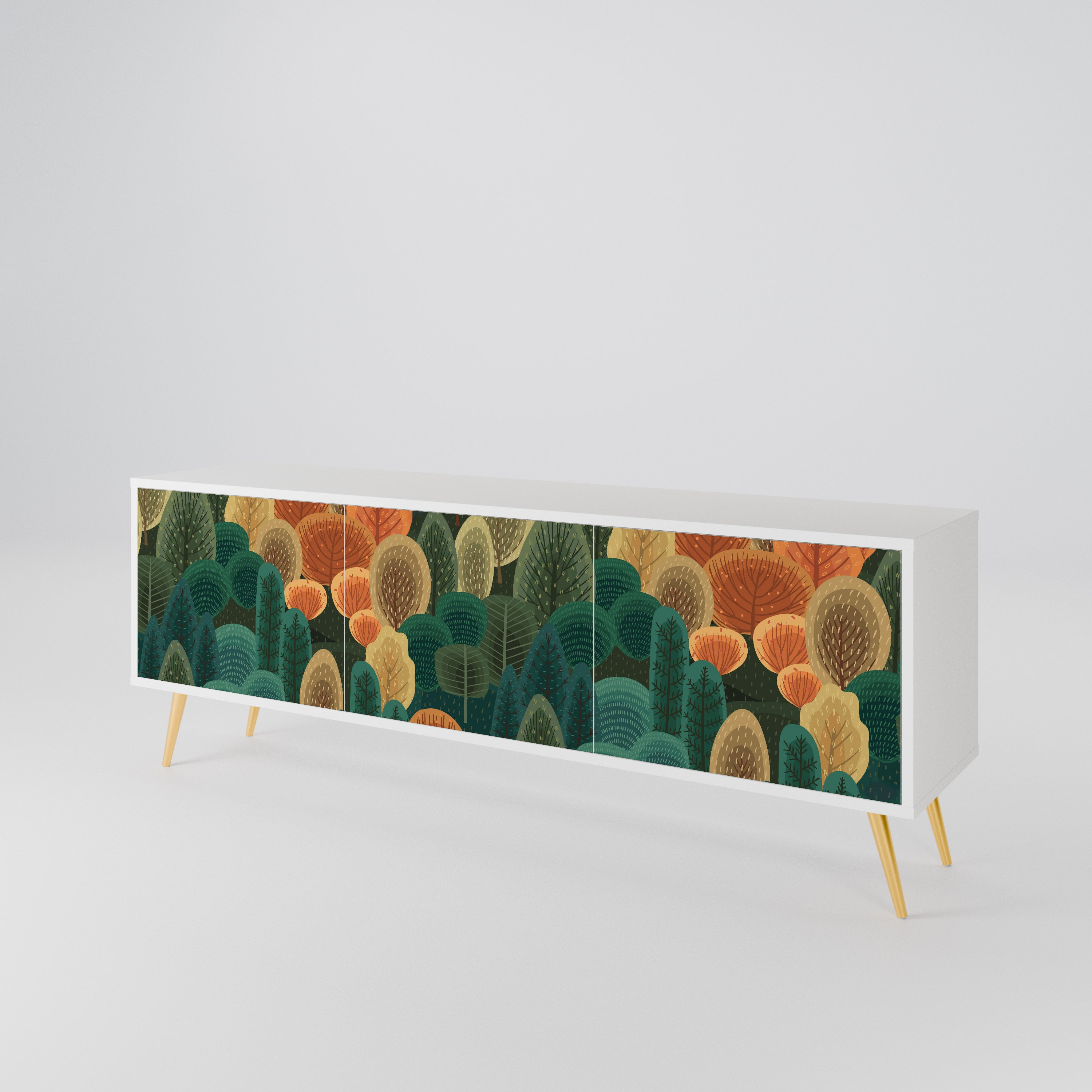 AUTUMN KALEIDOSCOPE Mueble de TV de 3 Puertas
