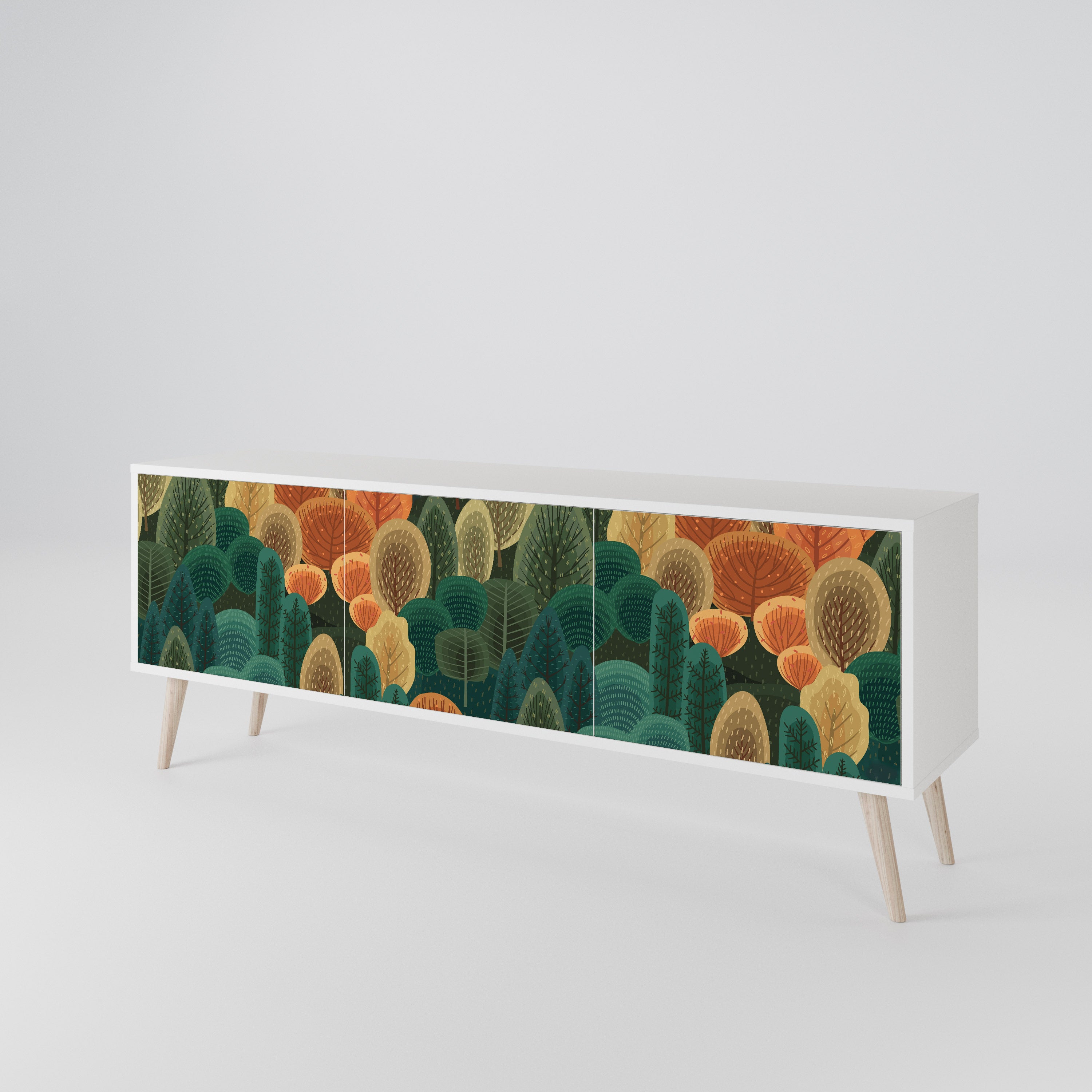 AUTUMN KALEIDOSCOPE Mueble de TV de 3 Puertas