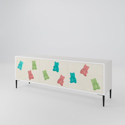 GUMMY BEARS Mueble de TV de 3 Puertas