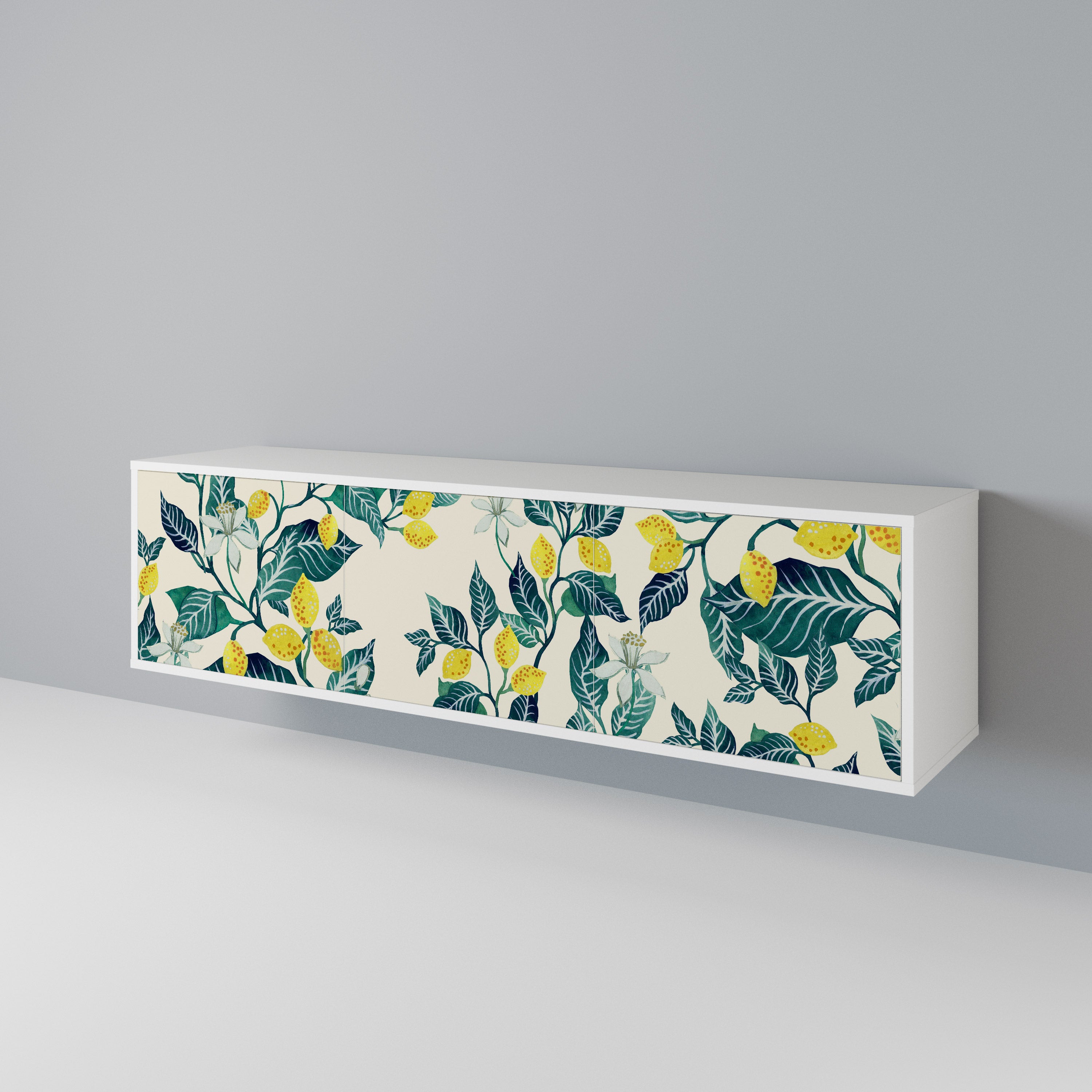 LEMON TREE Mueble de TV de 3 Puertas