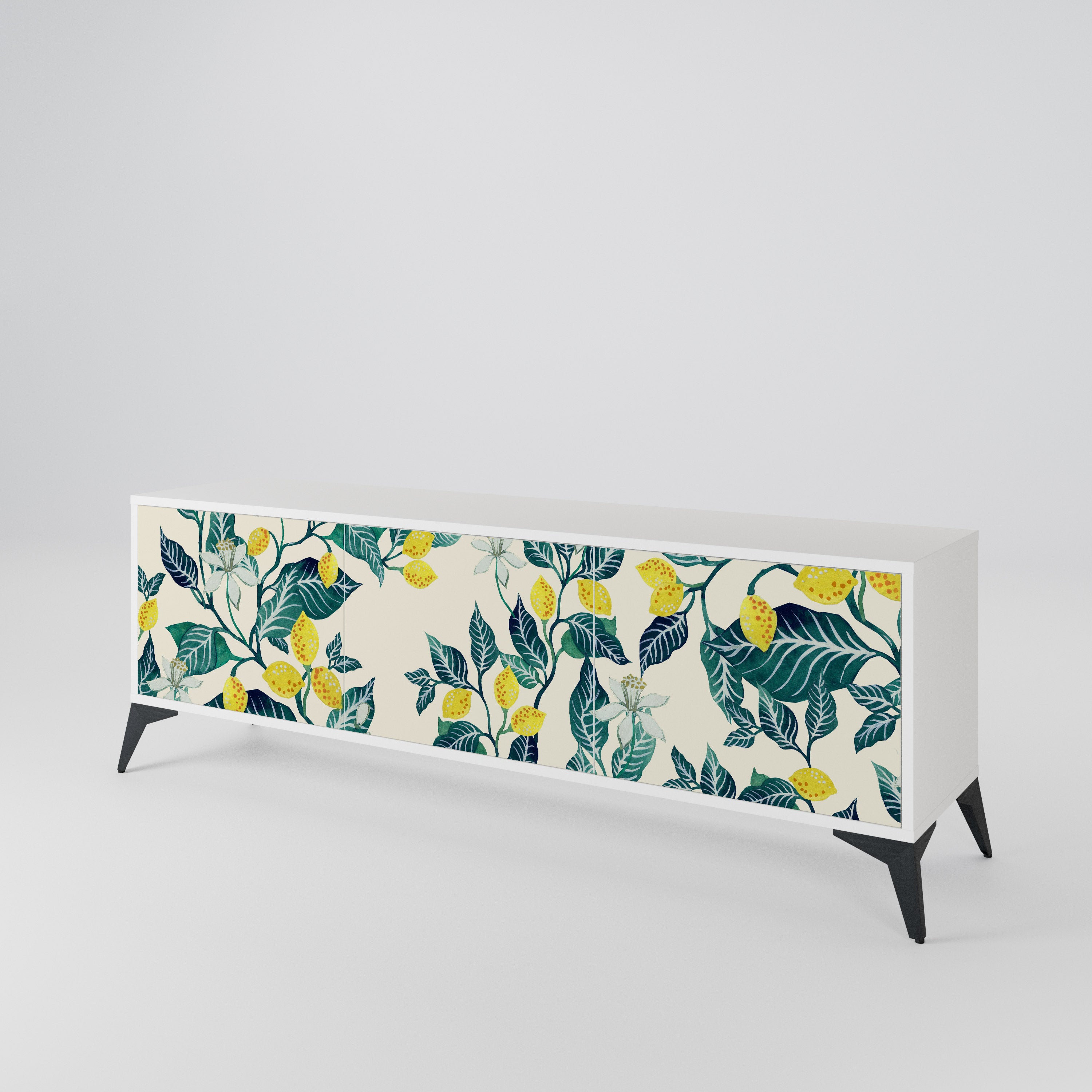 LEMON TREE Mueble de TV de 3 Puertas