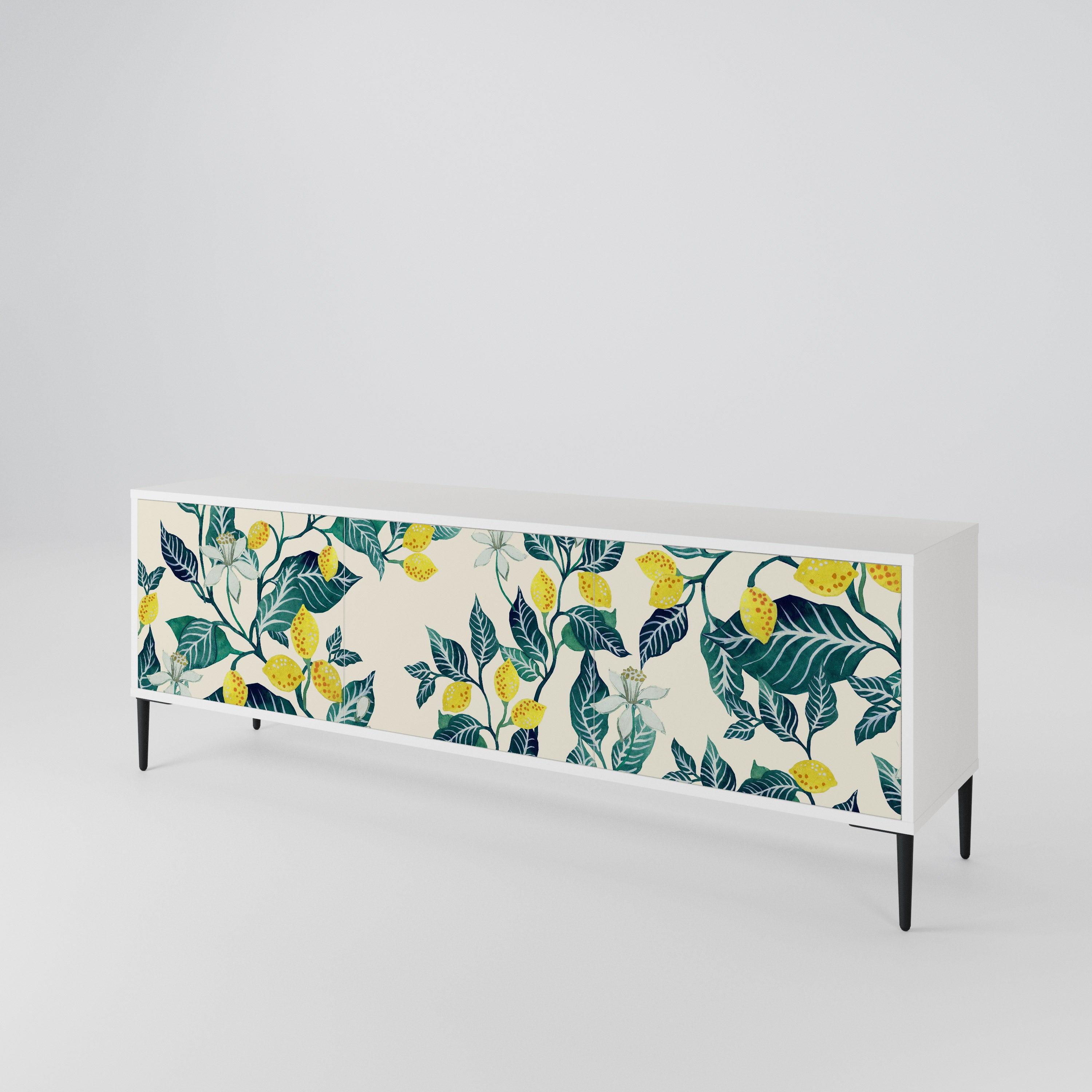 LEMON TREE Mueble de TV de 3 Puertas