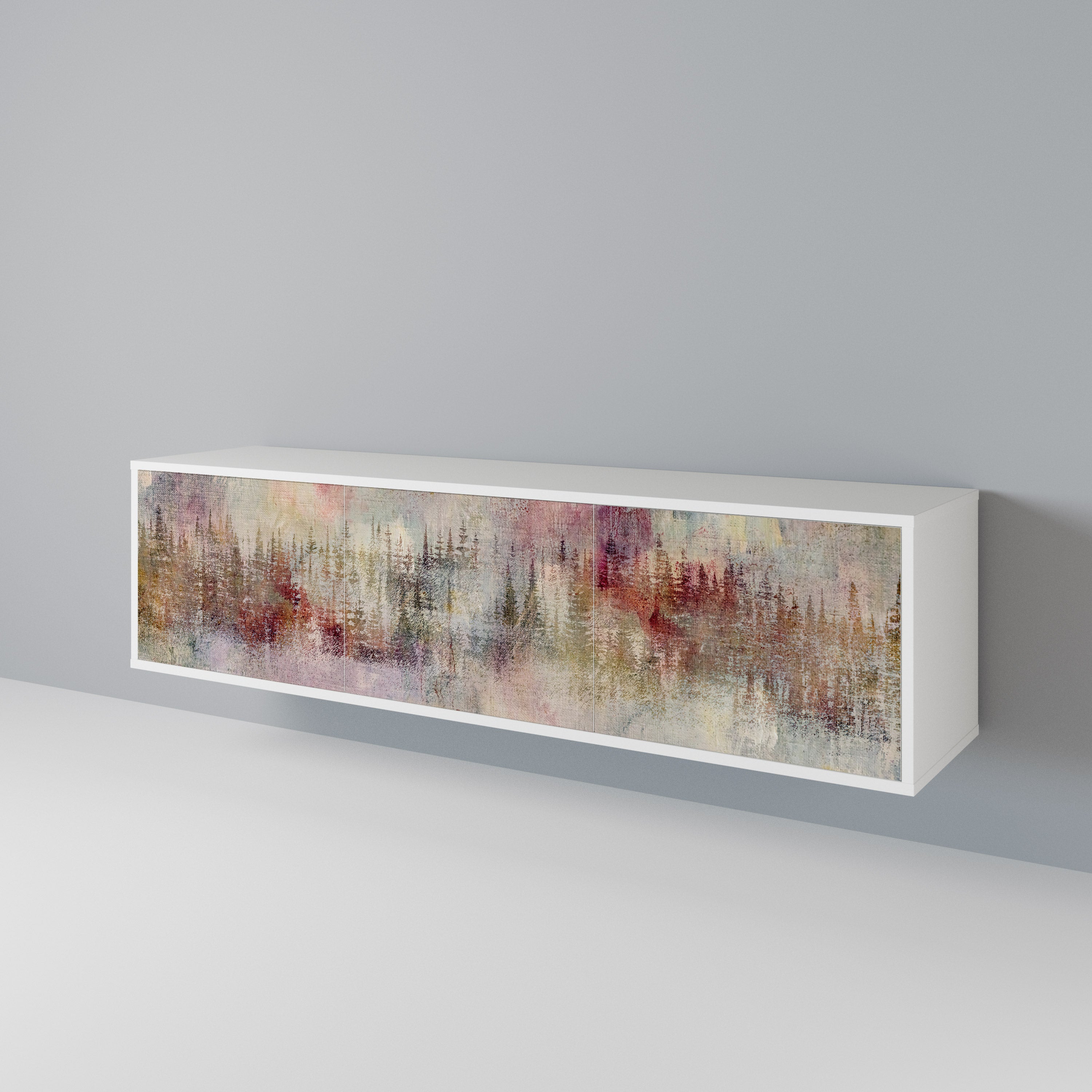 VEILED SUMMIT Mueble de TV de 3 Puertas