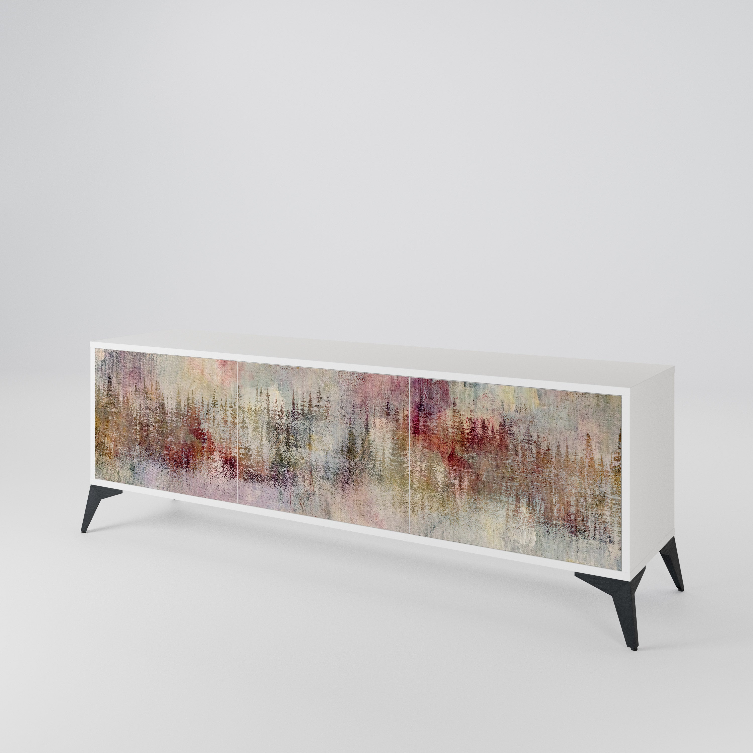 VEILED SUMMIT Mueble de TV de 3 Puertas
