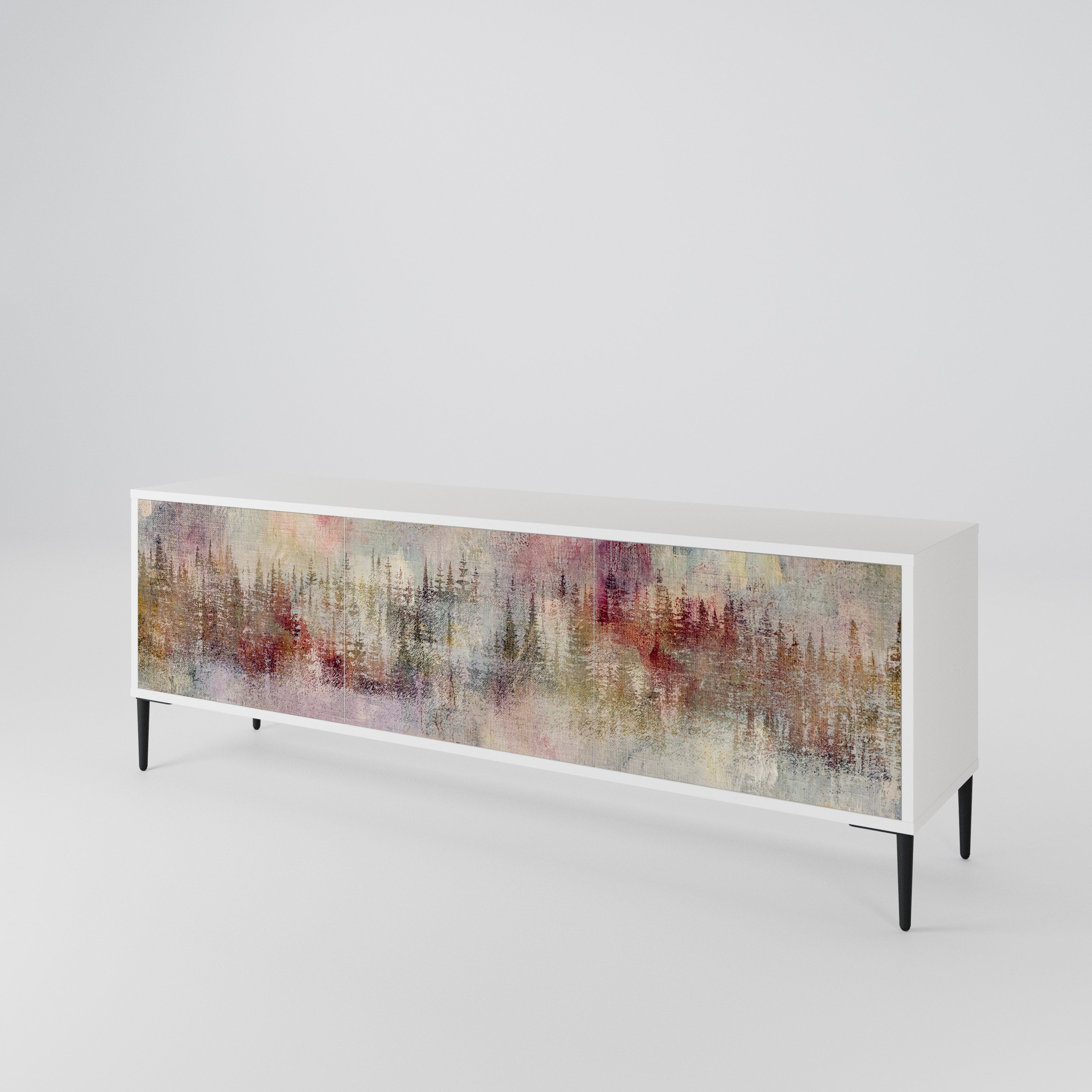 VEILED SUMMIT Mueble de TV de 3 Puertas