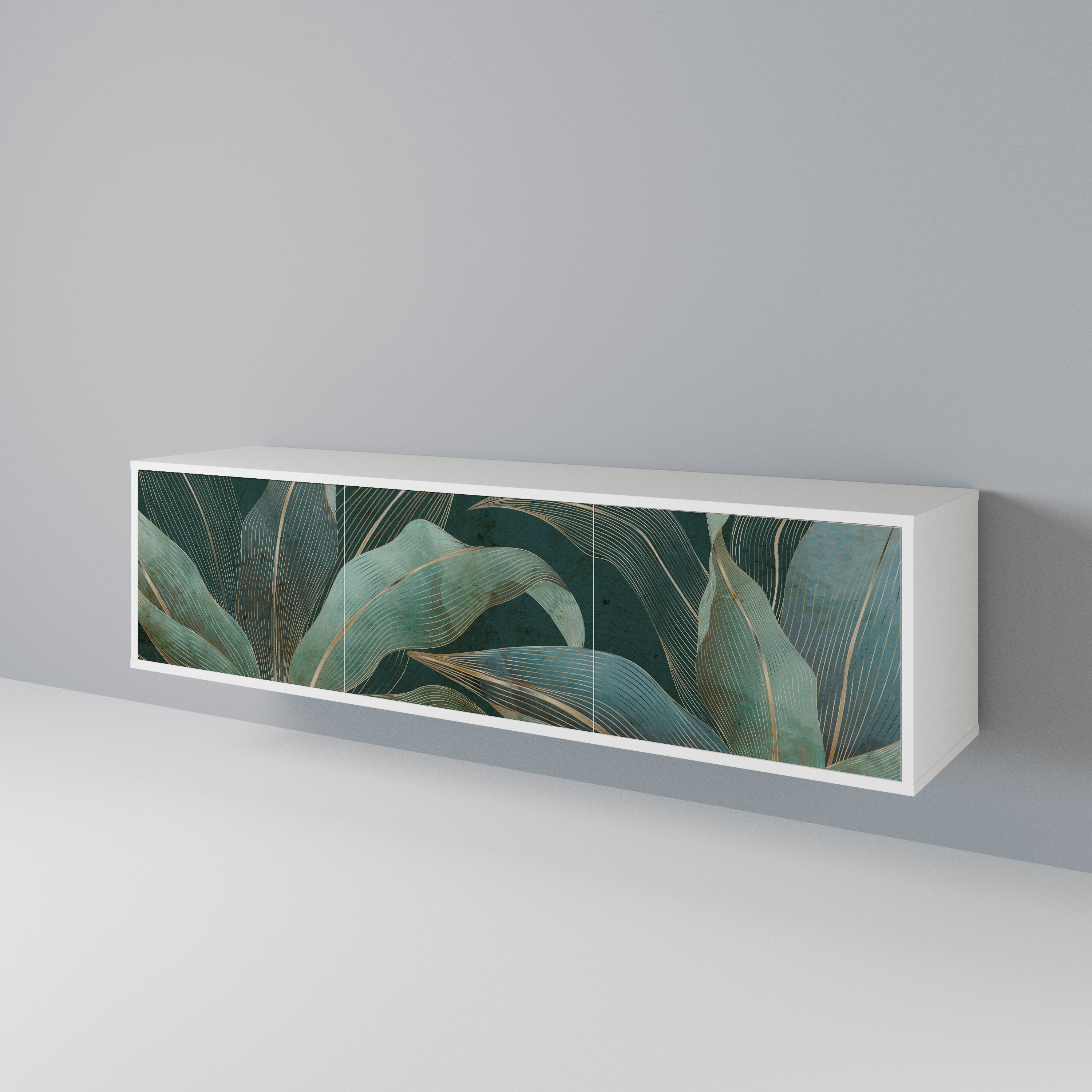 ROYAL GREEN Mueble de TV de 3 Puertas