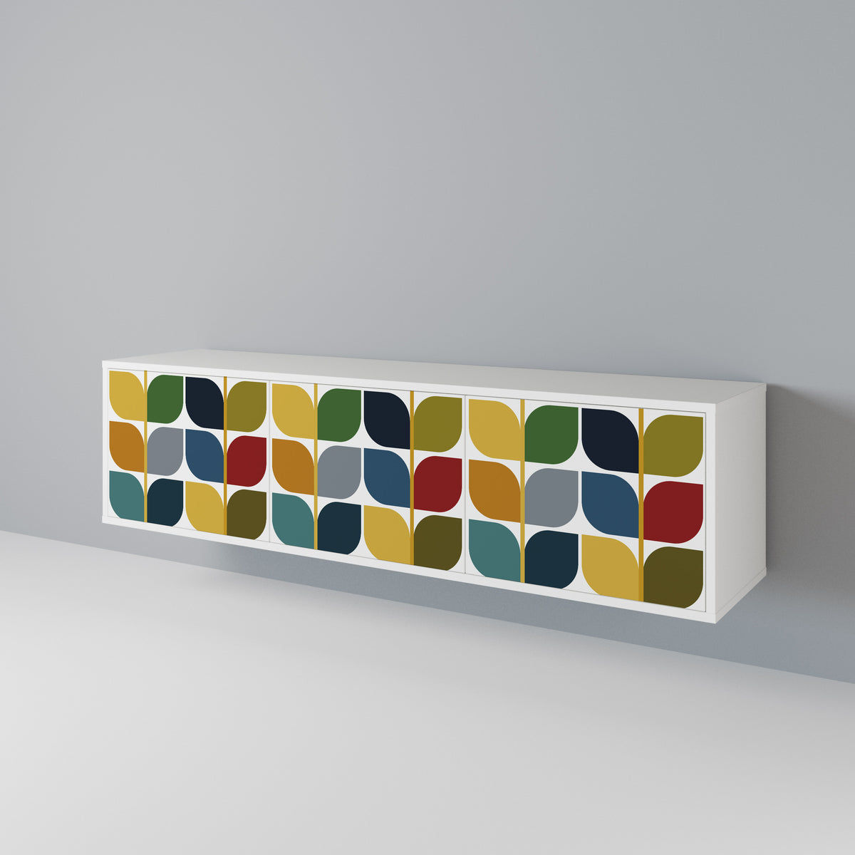 WEIGHTLESS HOURS Mueble de TV de 3 Puertas