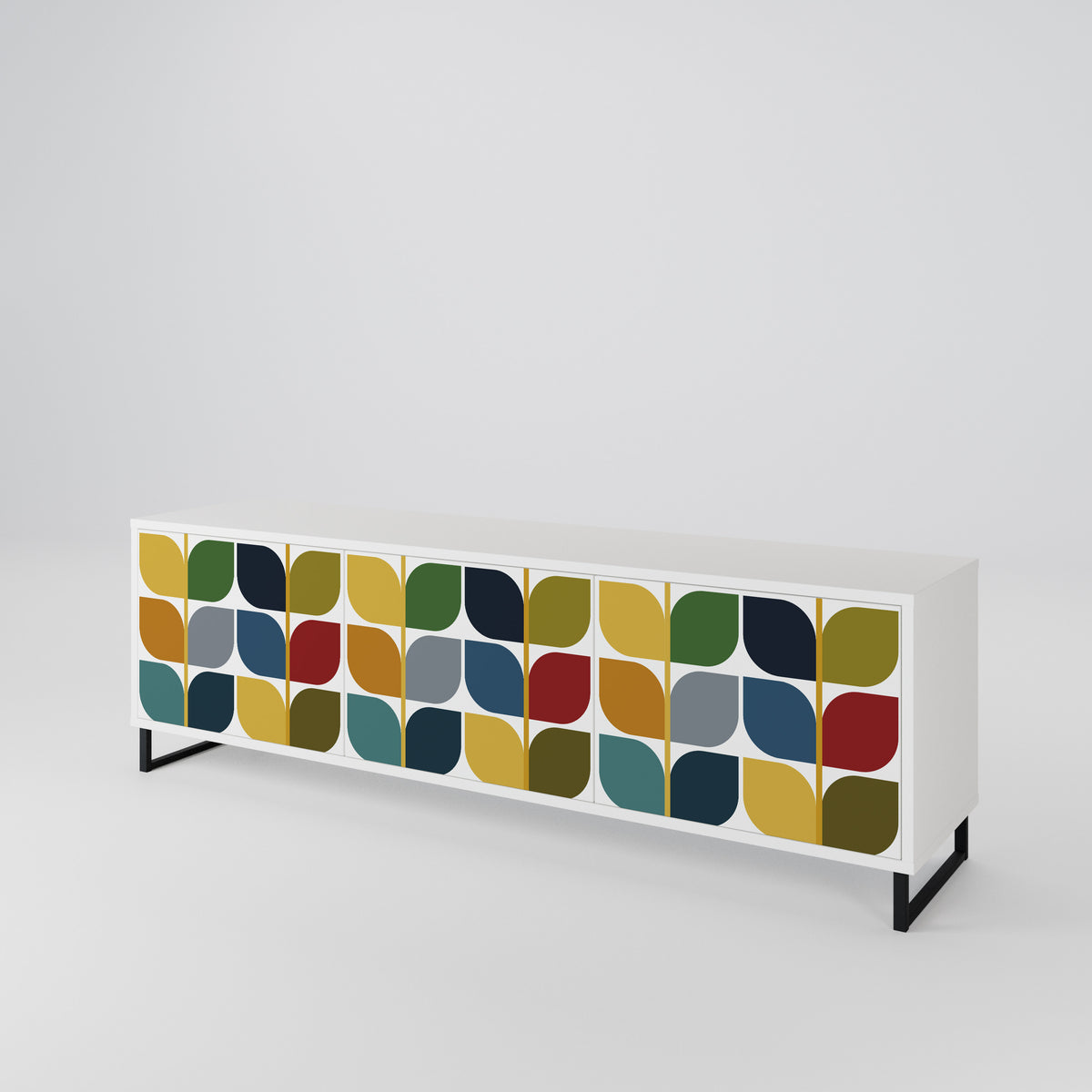 WEIGHTLESS HOURS Mueble de TV de 3 Puertas
