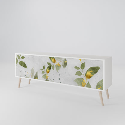 ELEGANT BOTANICS Mueble de TV de 3 Puertas