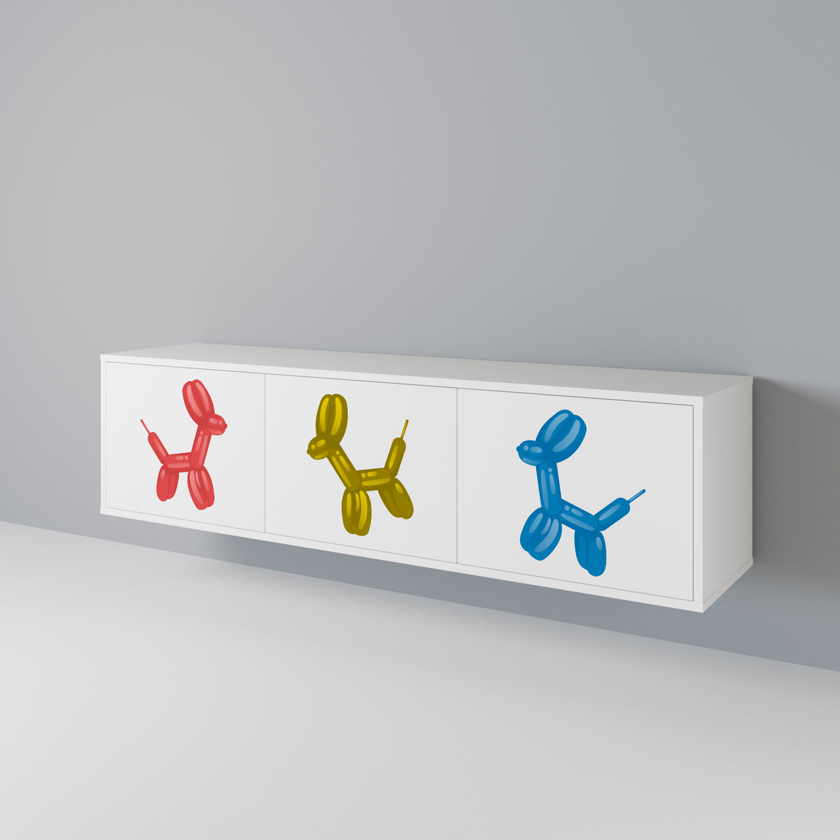 CHILDHOOD MEMORY Mueble de TV de 3 Puertas