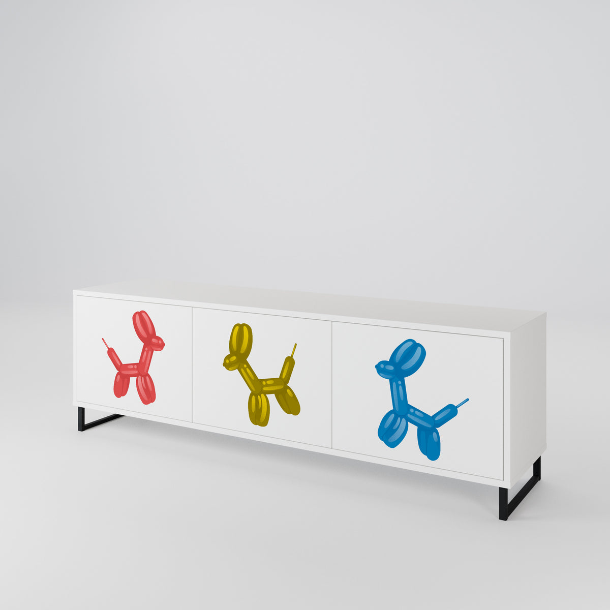 CHILDHOOD MEMORY Mueble de TV de 3 Puertas