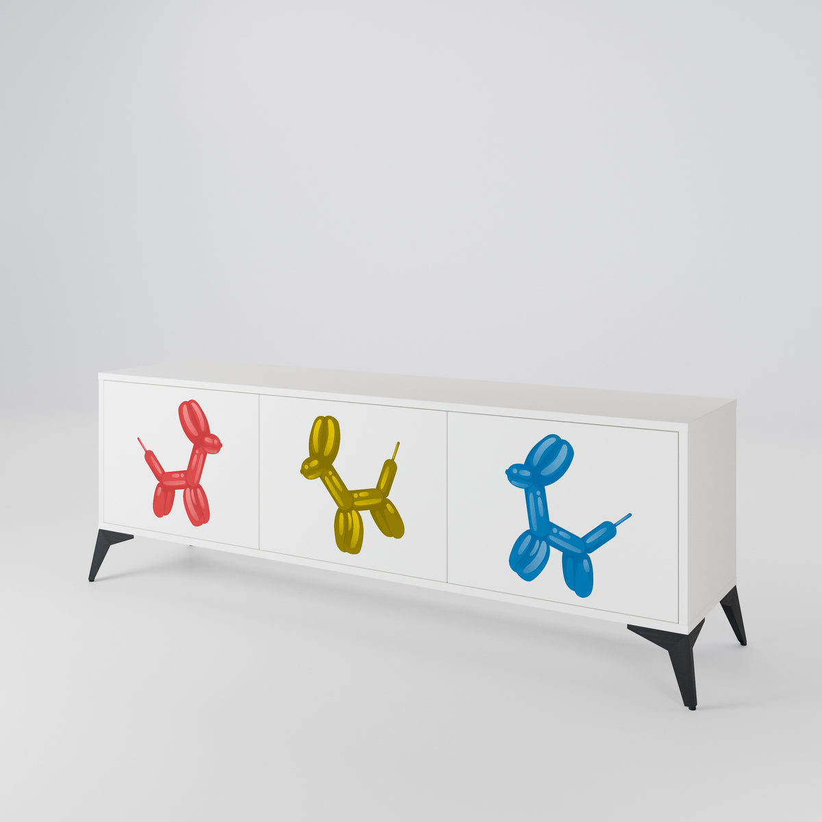 CHILDHOOD MEMORY Mueble de TV de 3 Puertas