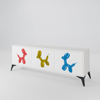 CHILDHOOD MEMORY 3-Door TV Cabinet