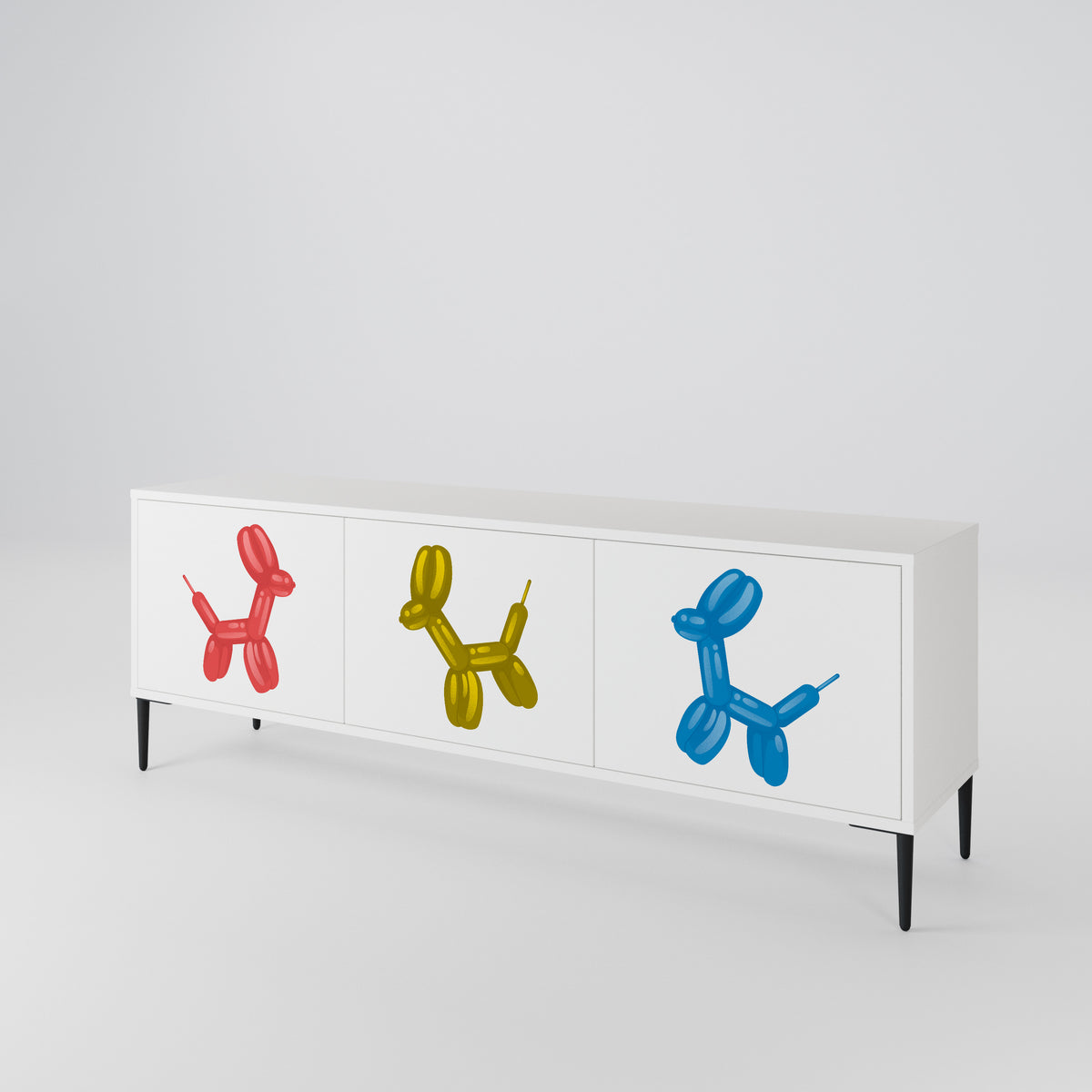 CHILDHOOD MEMORY Mueble de TV de 3 Puertas