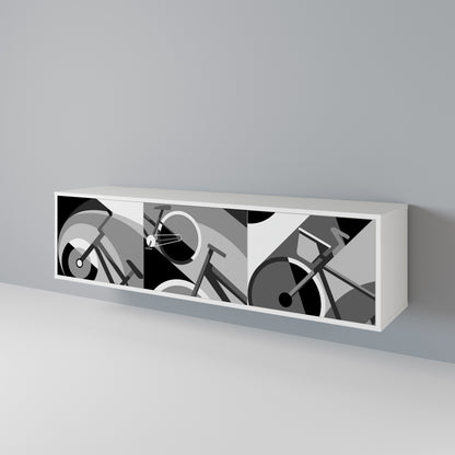 BIKE ENERGY Mueble de TV de 3 Puertas