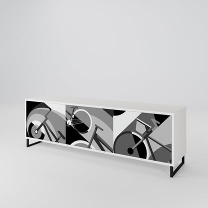 BIKE ENERGY Mueble de TV de 3 Puertas