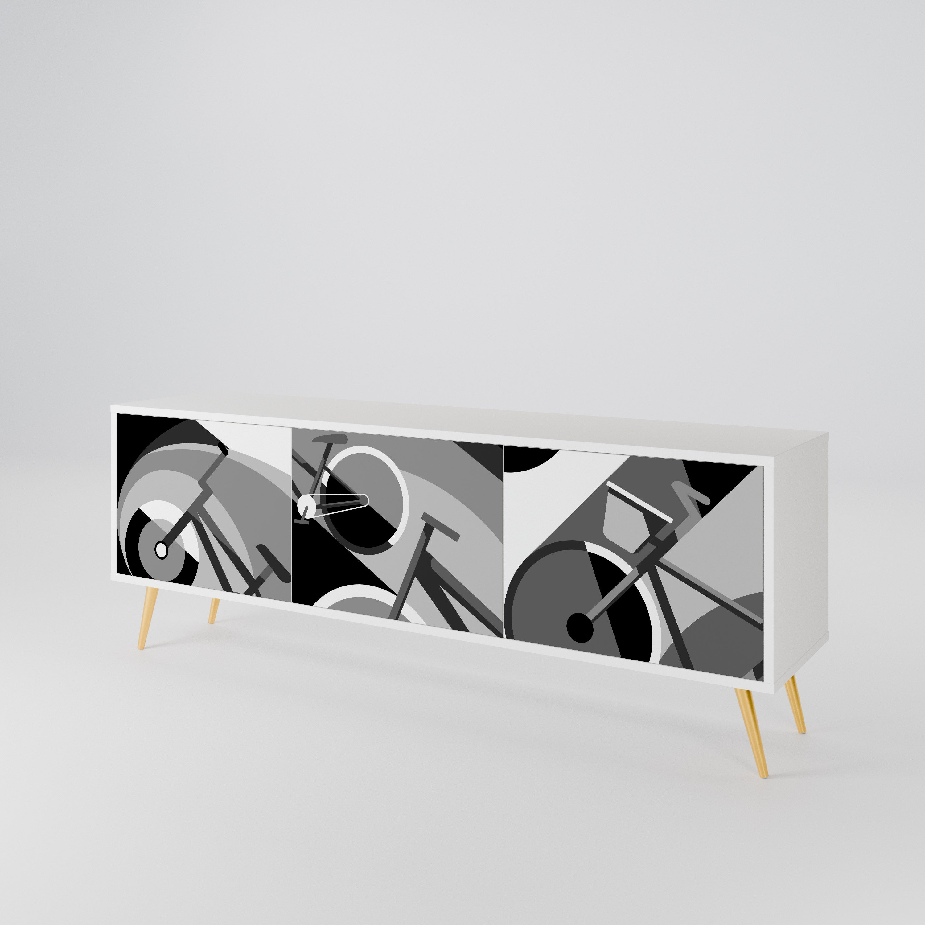 BIKE ENERGY 3-Door TV Cabinet
