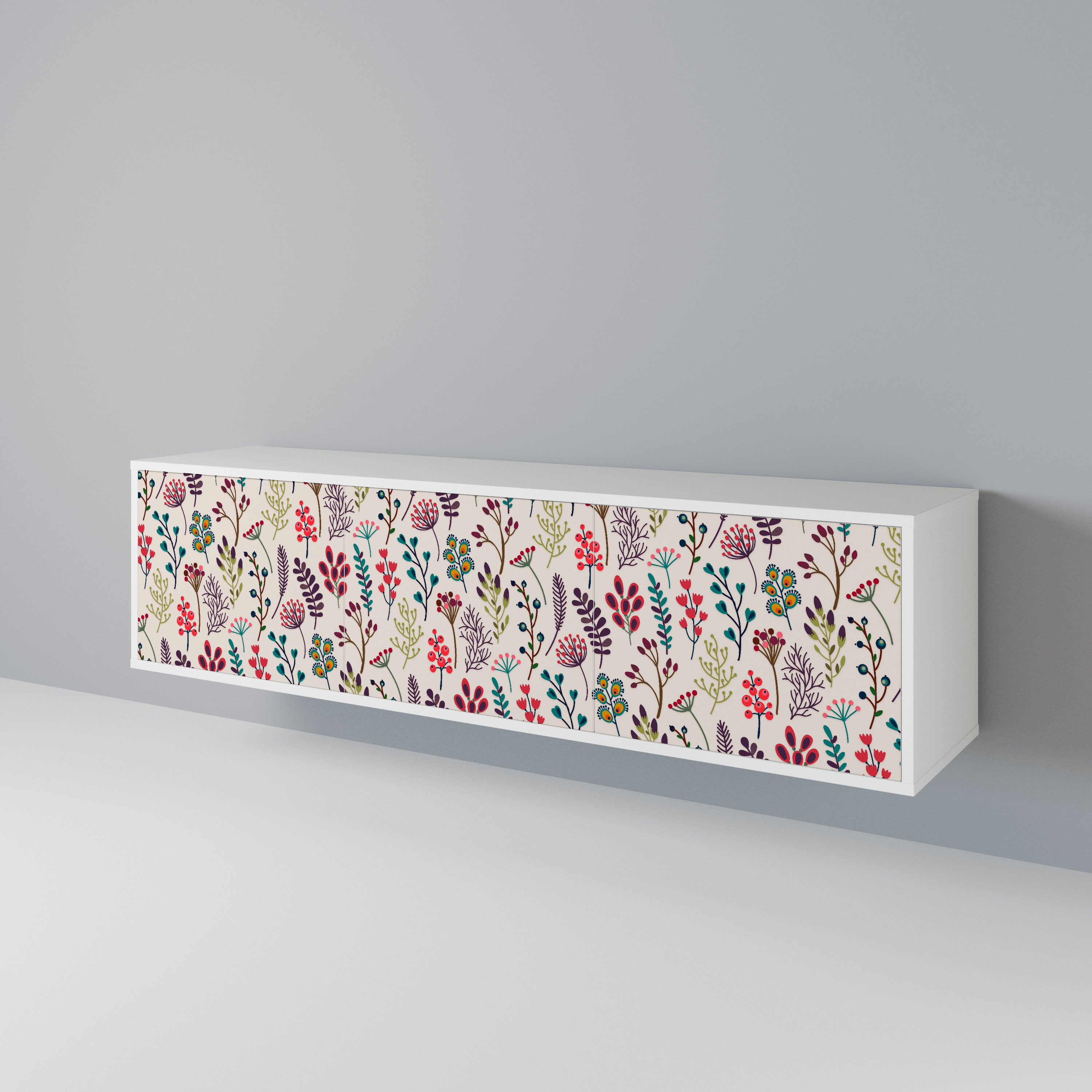 AUTUMN SUNDRIES 3-Door TV Cabinet