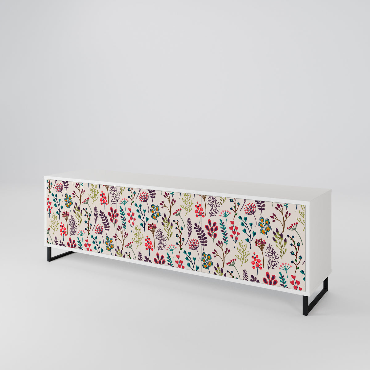 AUTUMN SUNDRIES Mueble de TV de 3 Puertas