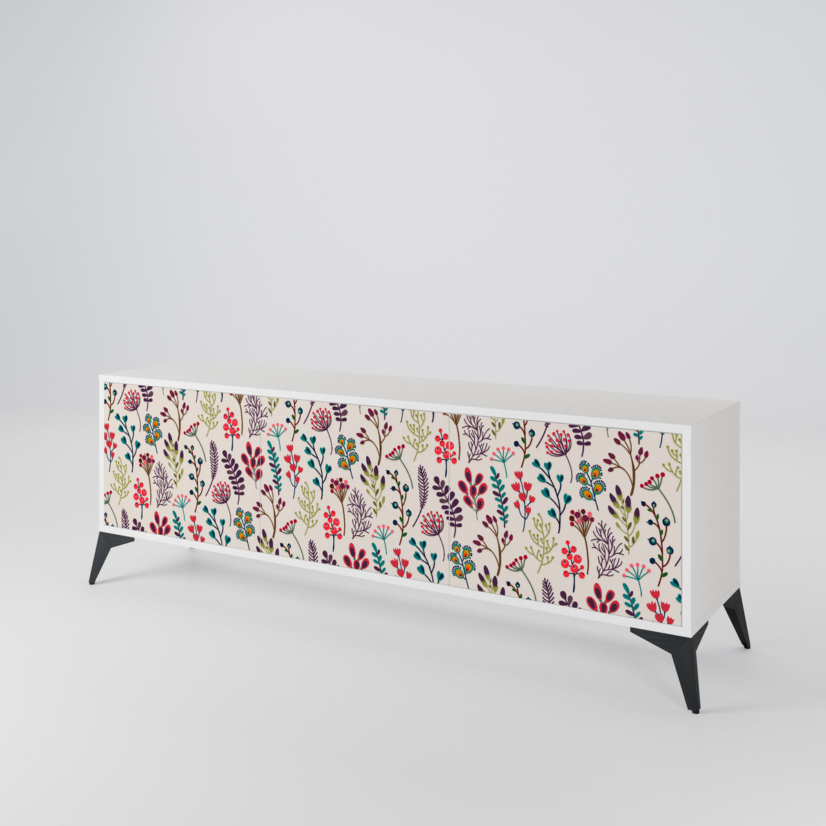 AUTUMN SUNDRIES Mueble de TV de 3 Puertas