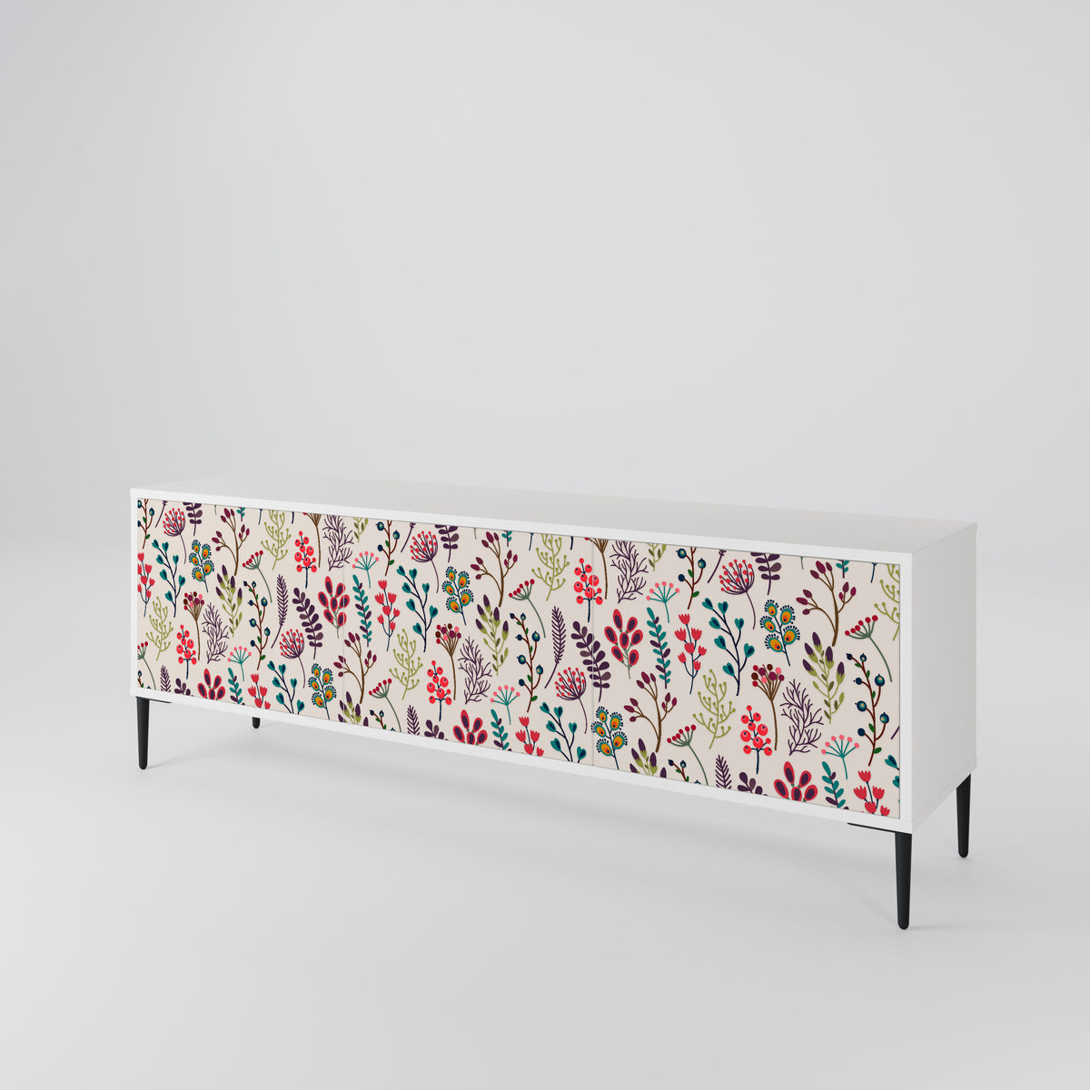 AUTUMN SUNDRIES Mueble de TV de 3 Puertas