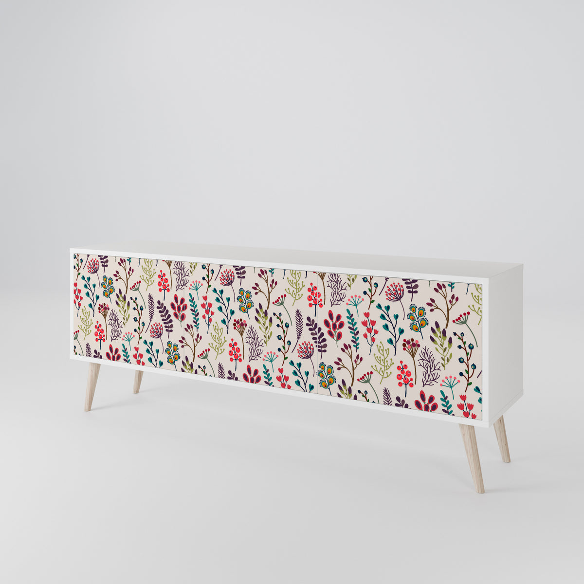 AUTUMN SUNDRIES Mueble de TV de 3 Puertas