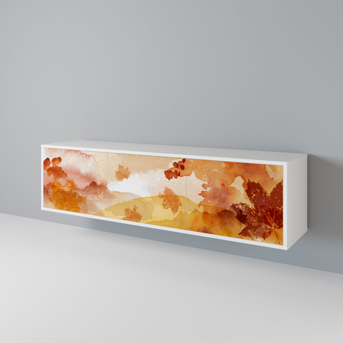 TRACES OF AUTUMN Mueble de TV de 3 Puertas