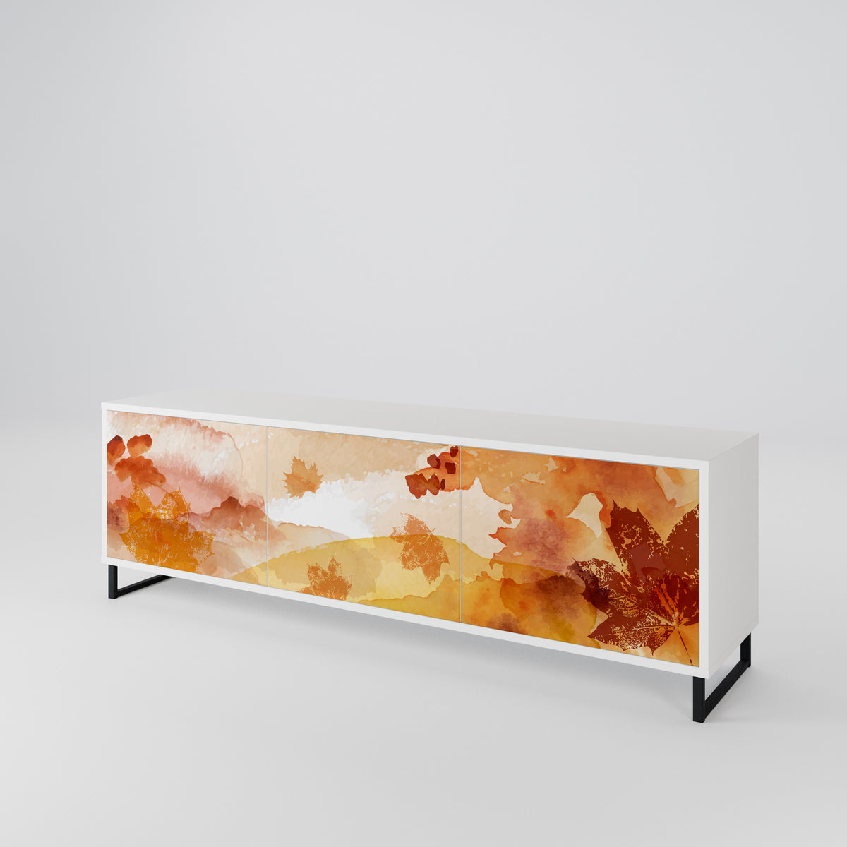 TRACES OF AUTUMN Mueble de TV de 3 Puertas