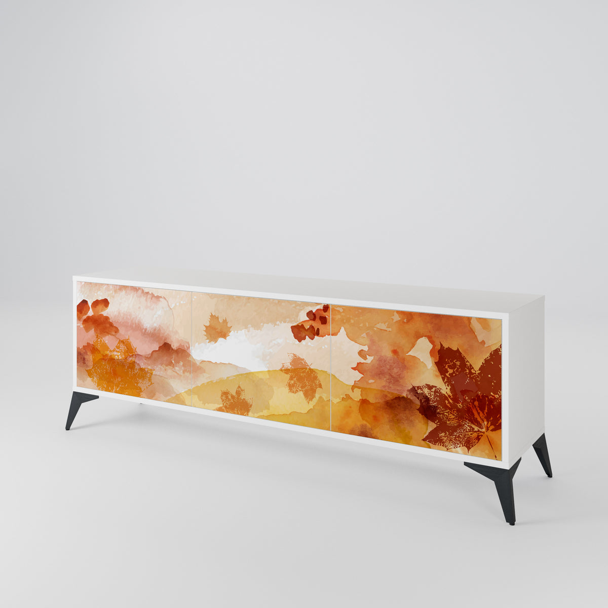 TRACES OF AUTUMN Mueble de TV de 3 Puertas
