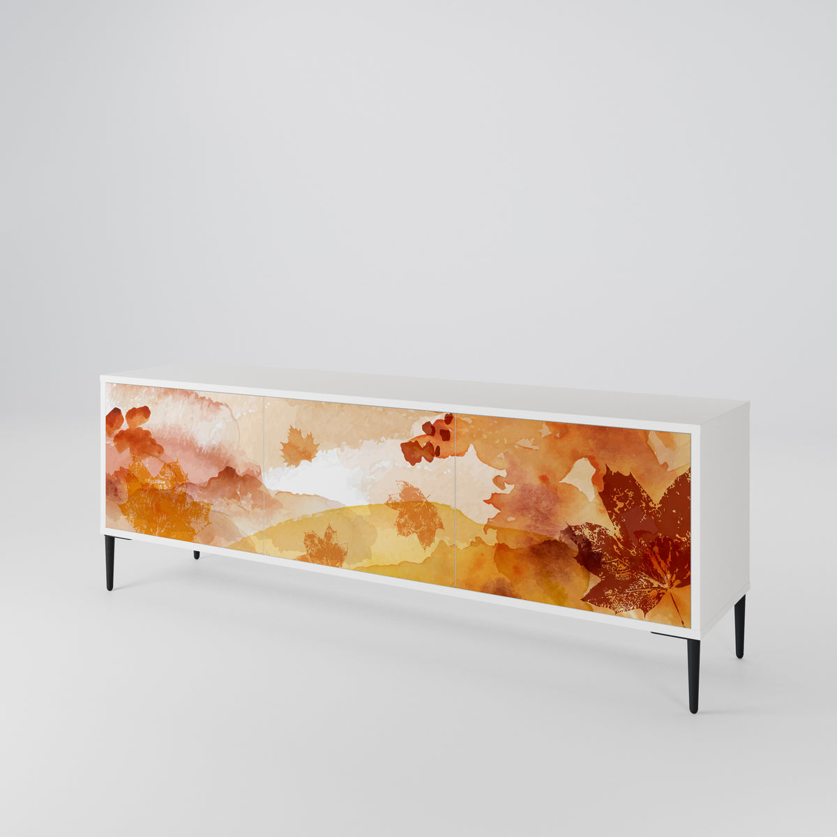 TRACES OF AUTUMN Mueble de TV de 3 Puertas