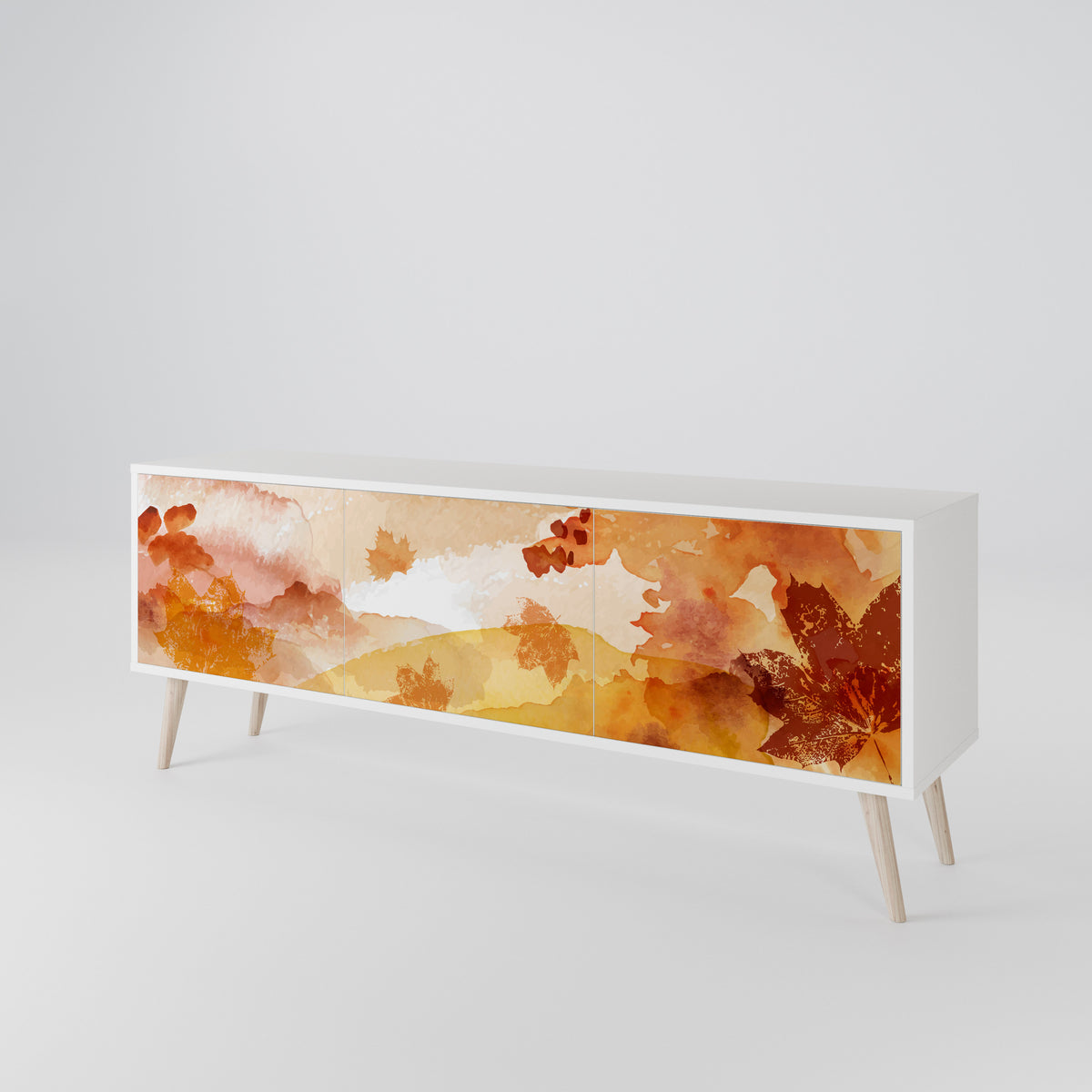 TRACES OF AUTUMN Mueble de TV de 3 Puertas